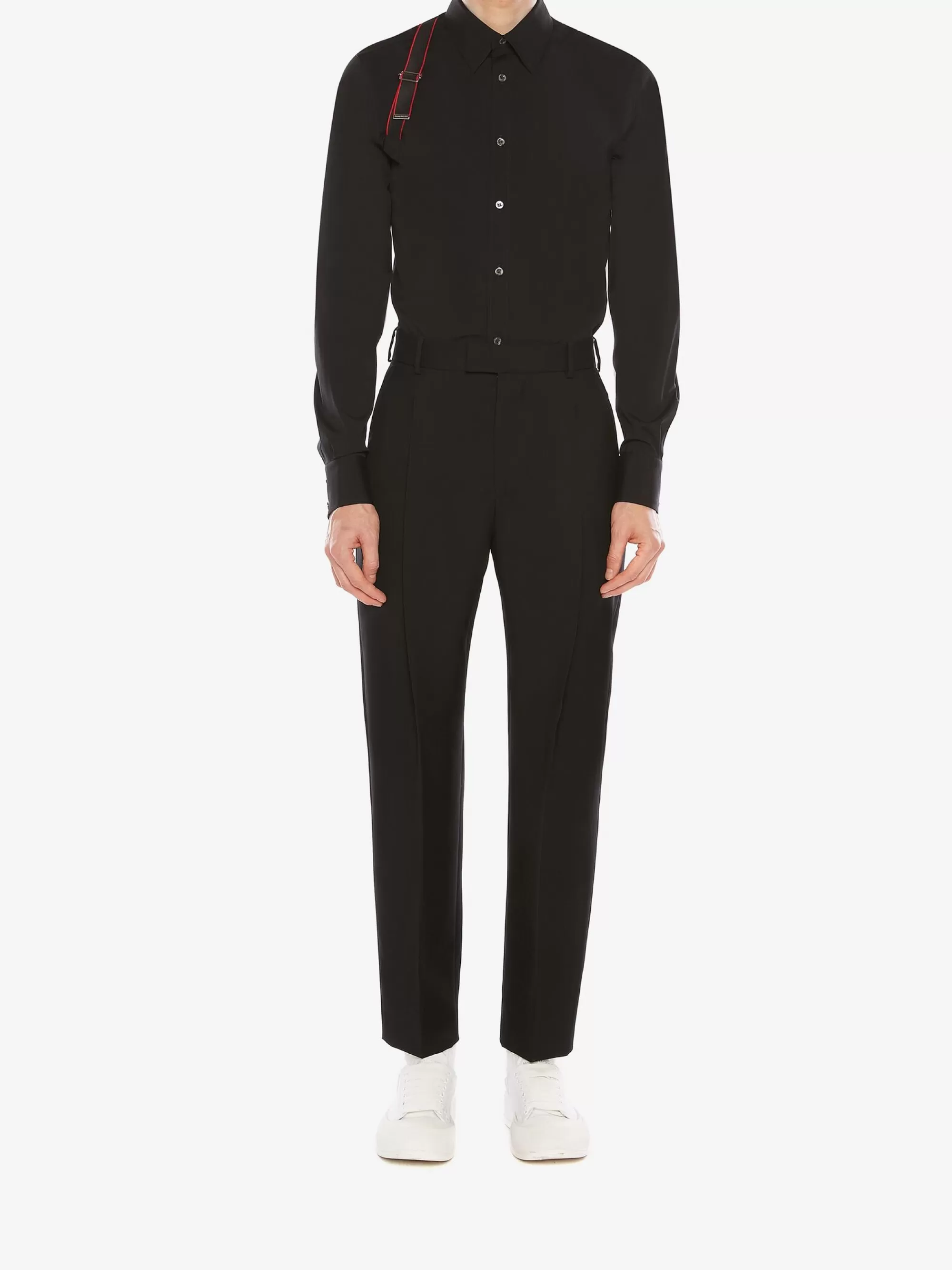 Men's Signature Harness Shirt in >Alexander McQueen Flash Sale