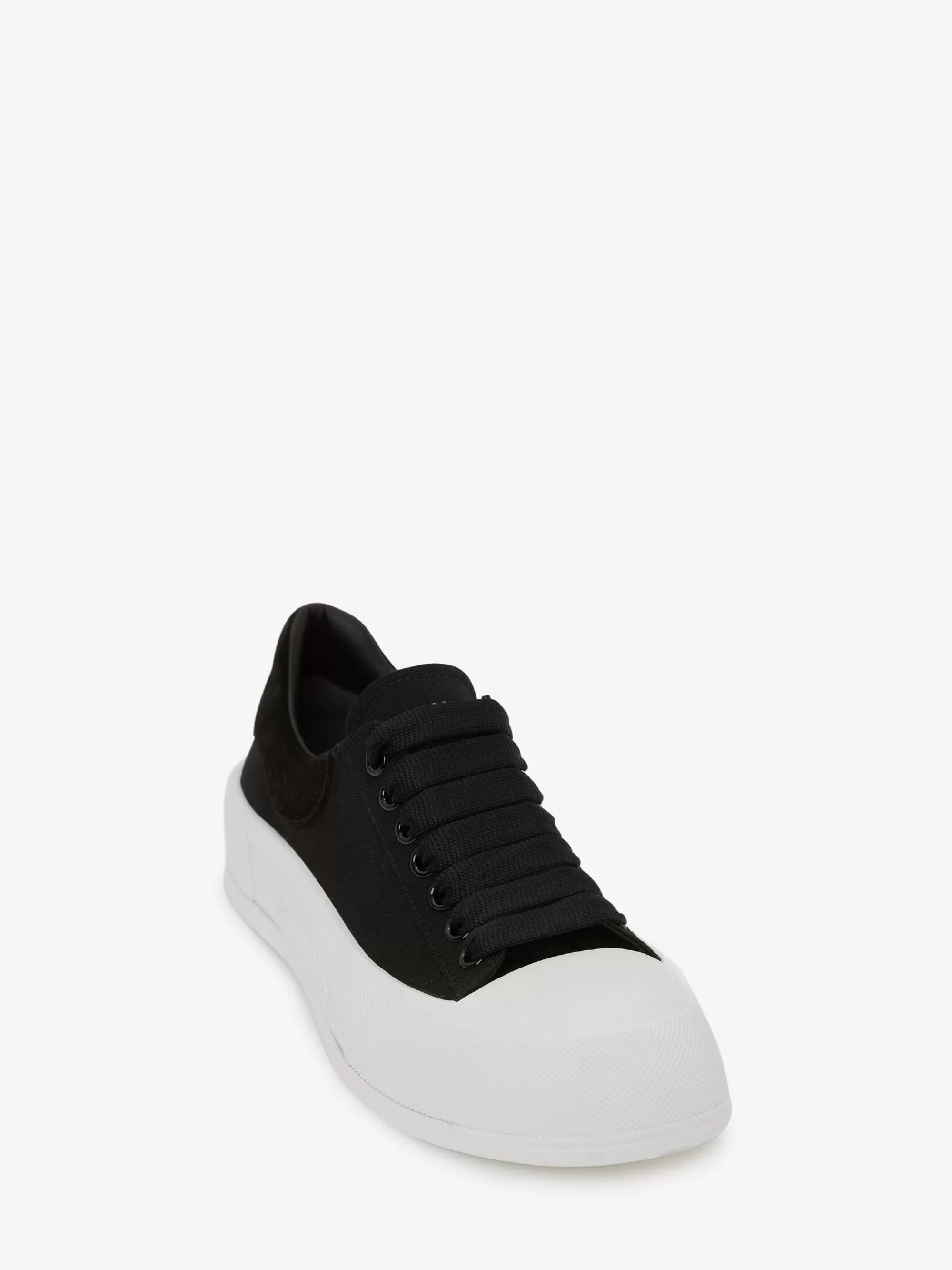 Men's Deck Lace Up Plimsoll in >Alexander McQueen New