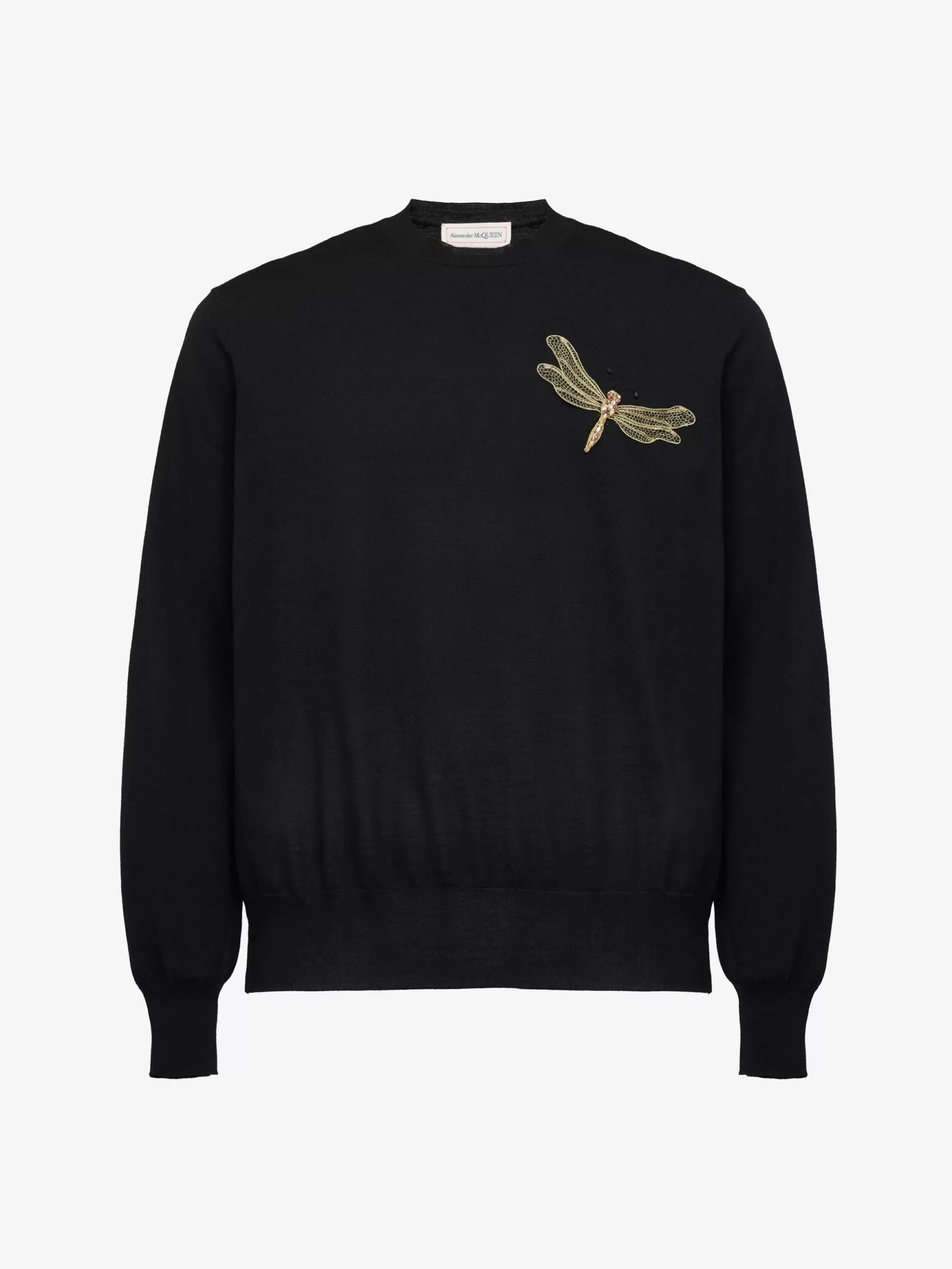 Men's Dragonfly Applique Jumper in >Alexander McQueen Cheap