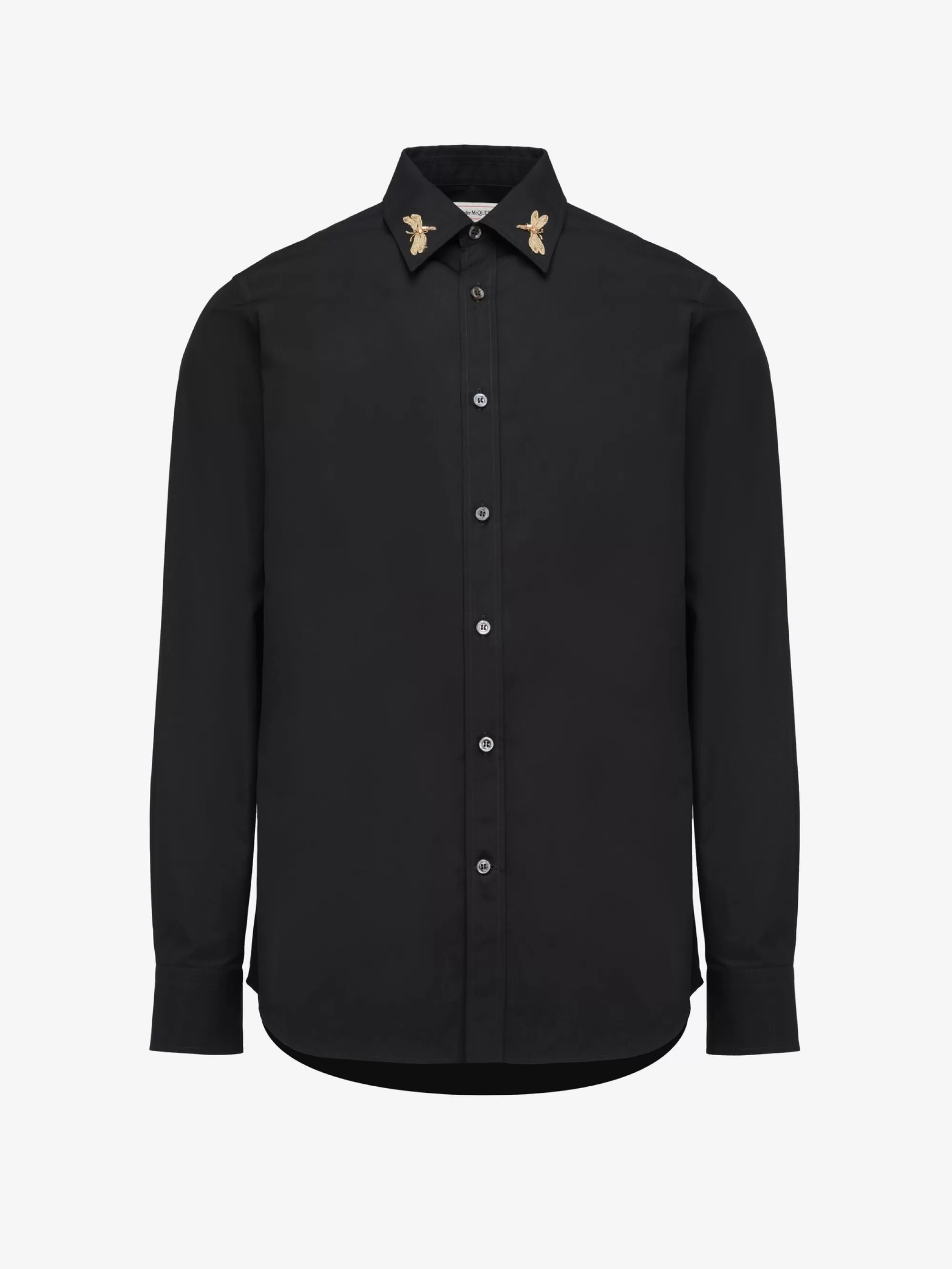 Men's Dragonfly Embroidery Shirt in >Alexander McQueen Cheap