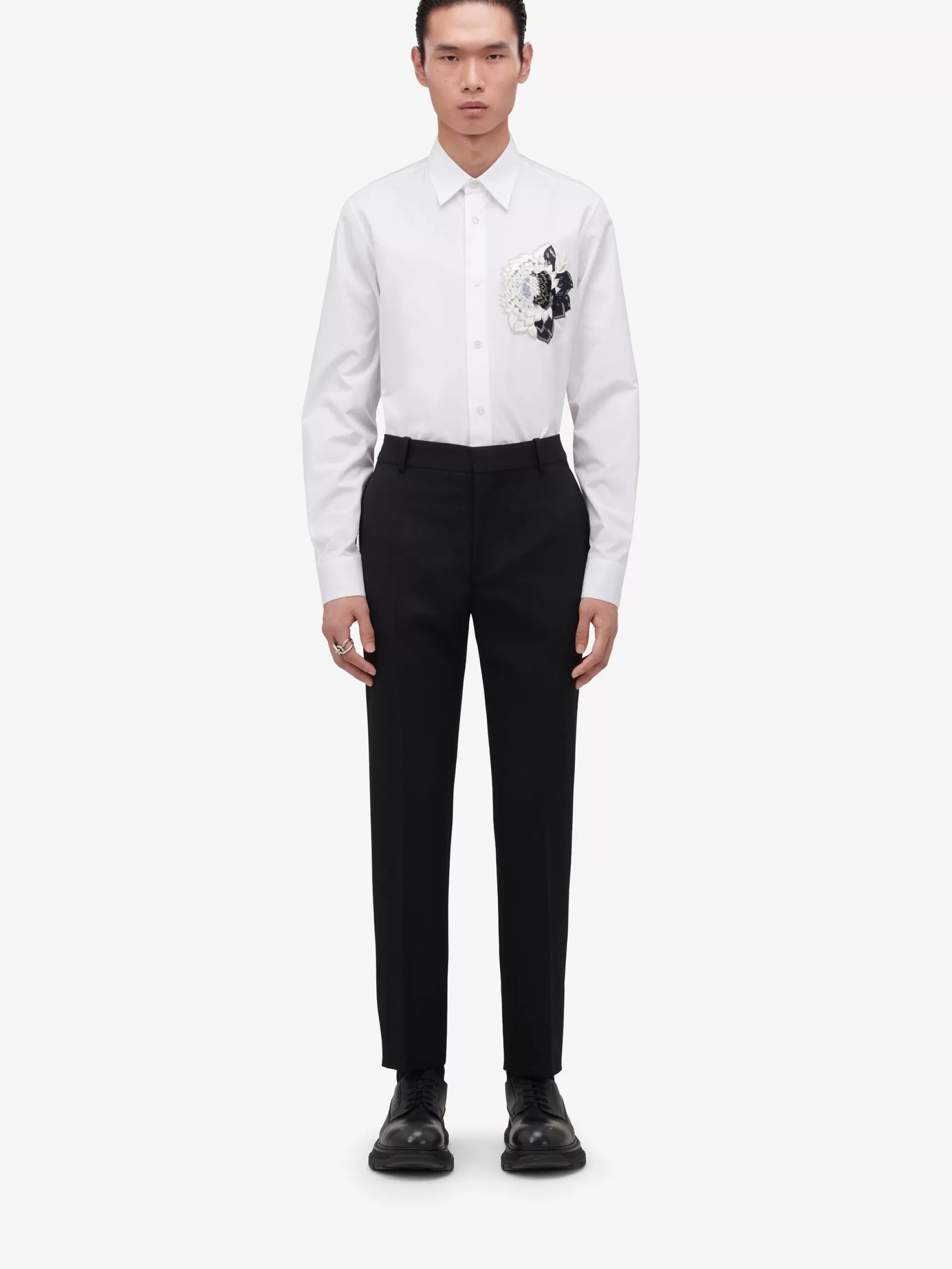 Men's Dutch Flower Casual Shirt in >Alexander McQueen Hot