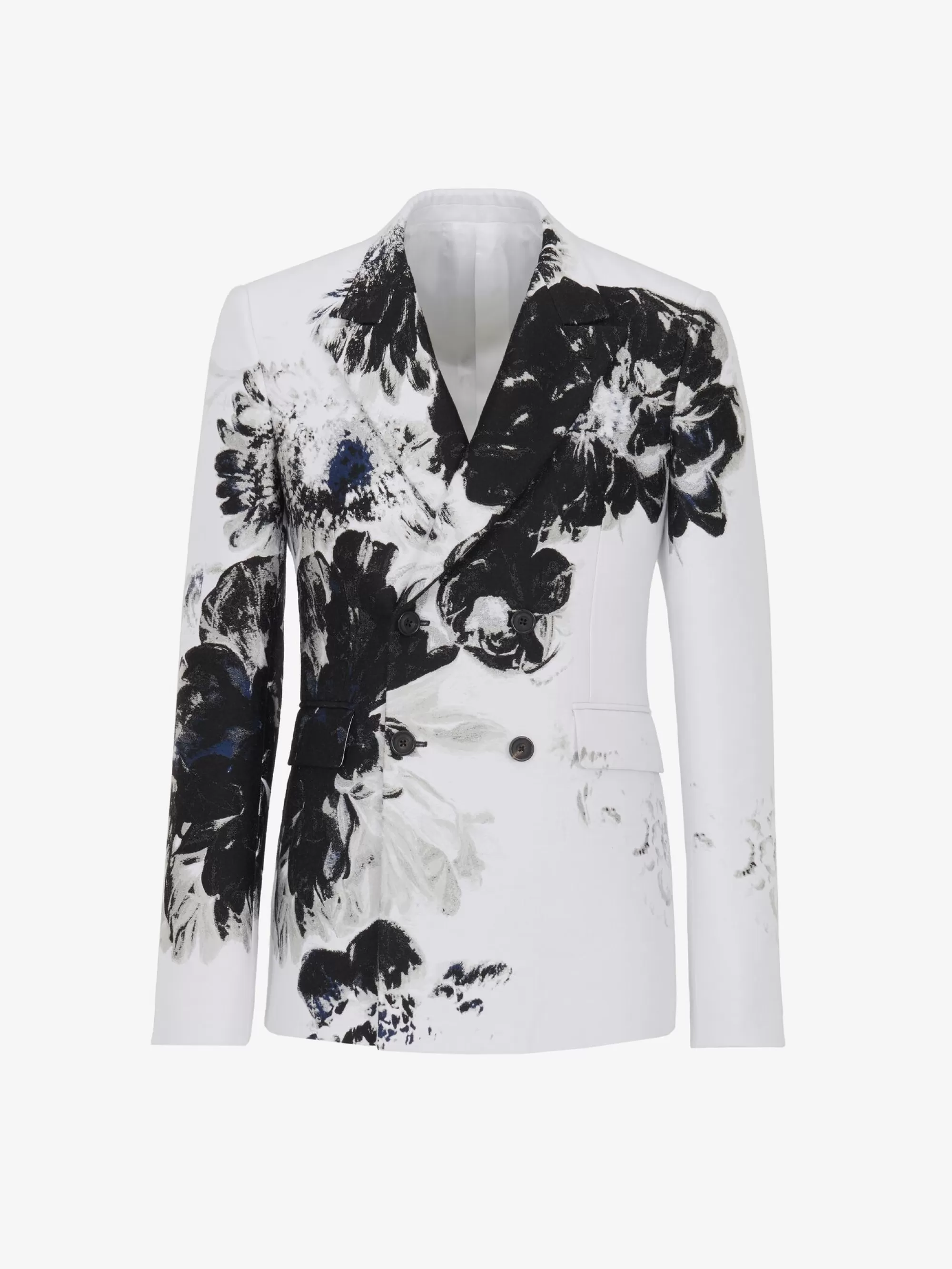 Men's Dutch Flower Double-breasted Jacket in >Alexander McQueen Outlet