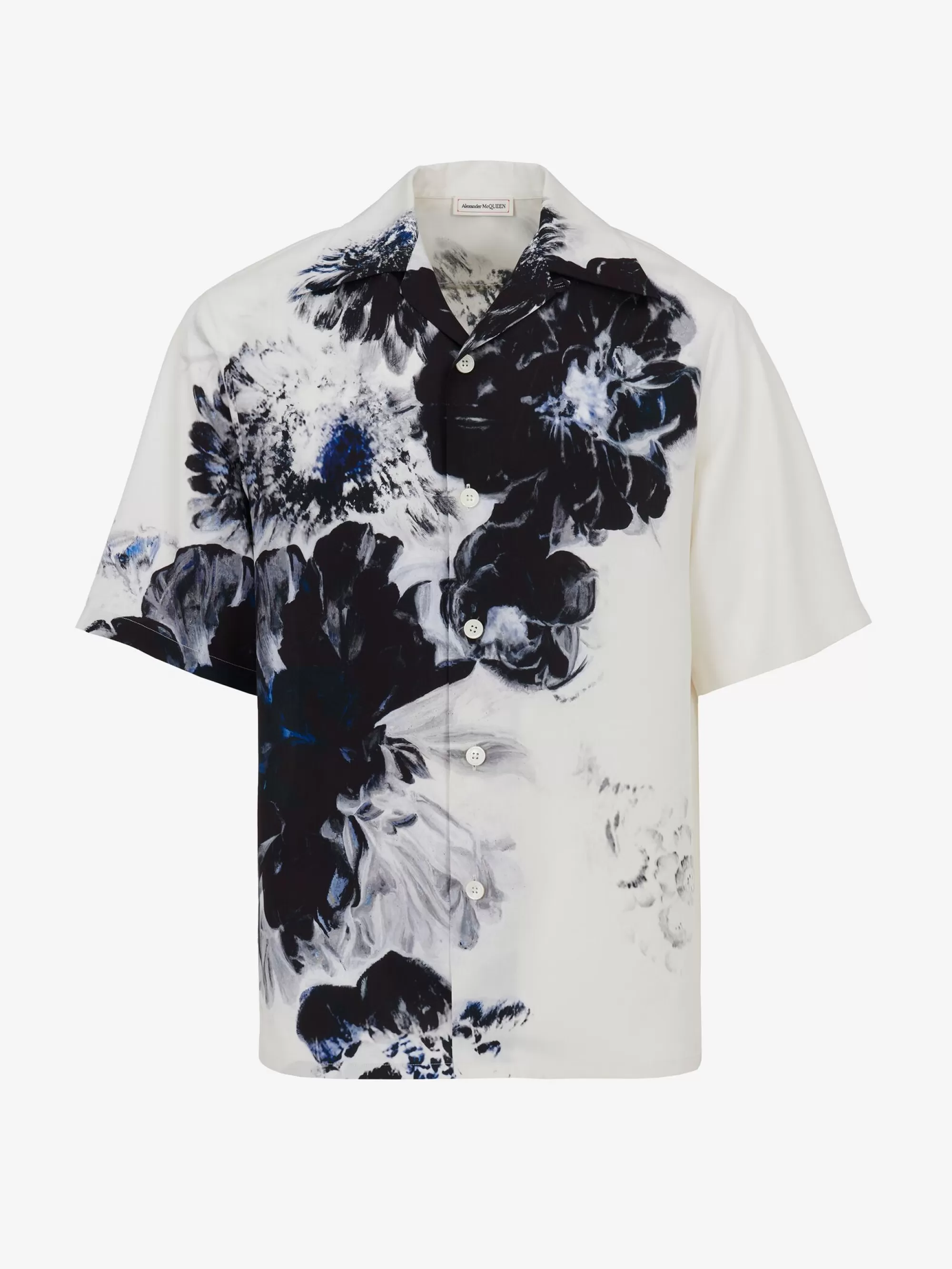 Men's Dutch Flower Hawaiian Shirt in >Alexander McQueen Online