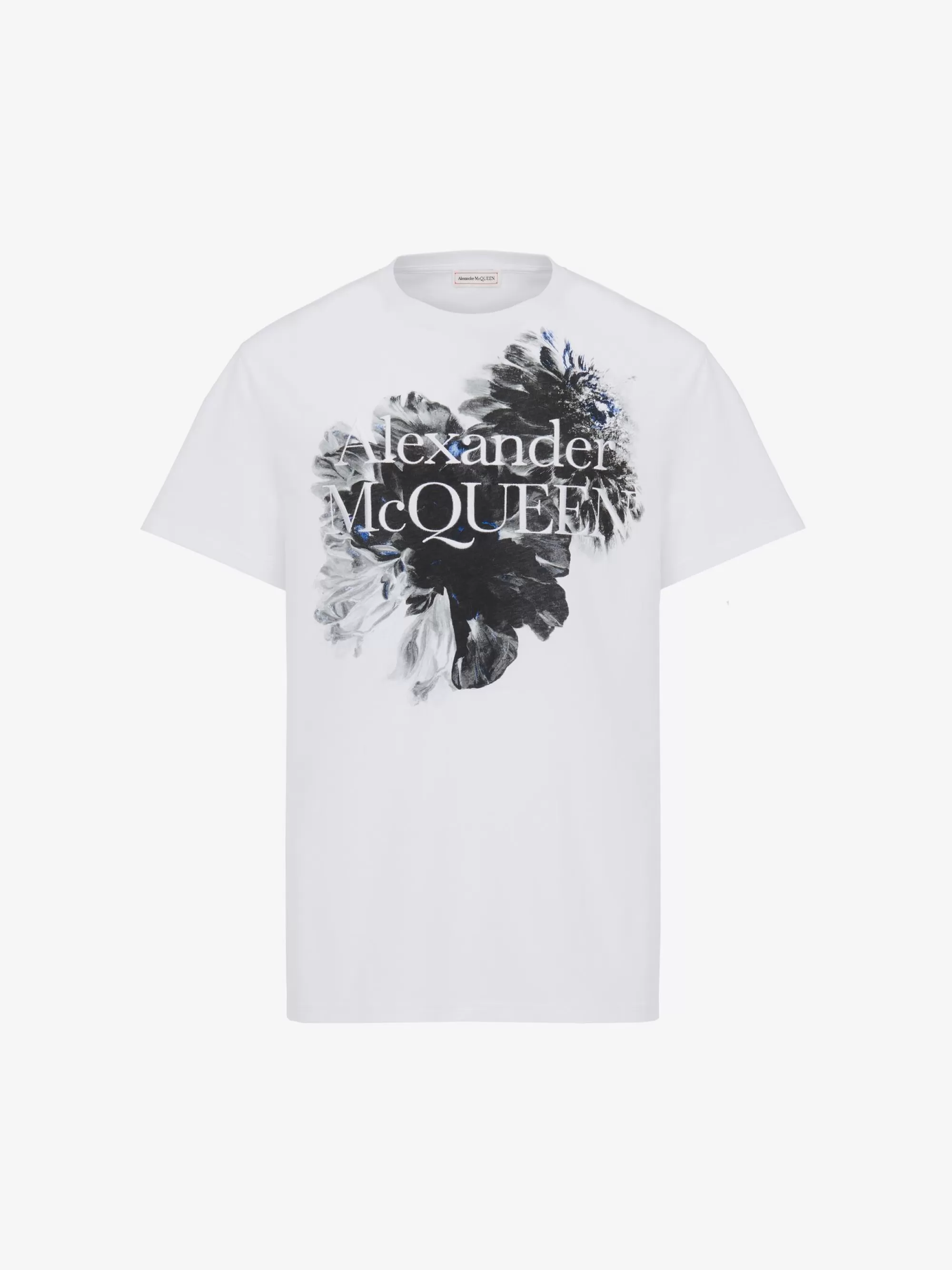 Men's Dutch Flower Logo T-shirt in >Alexander McQueen Sale