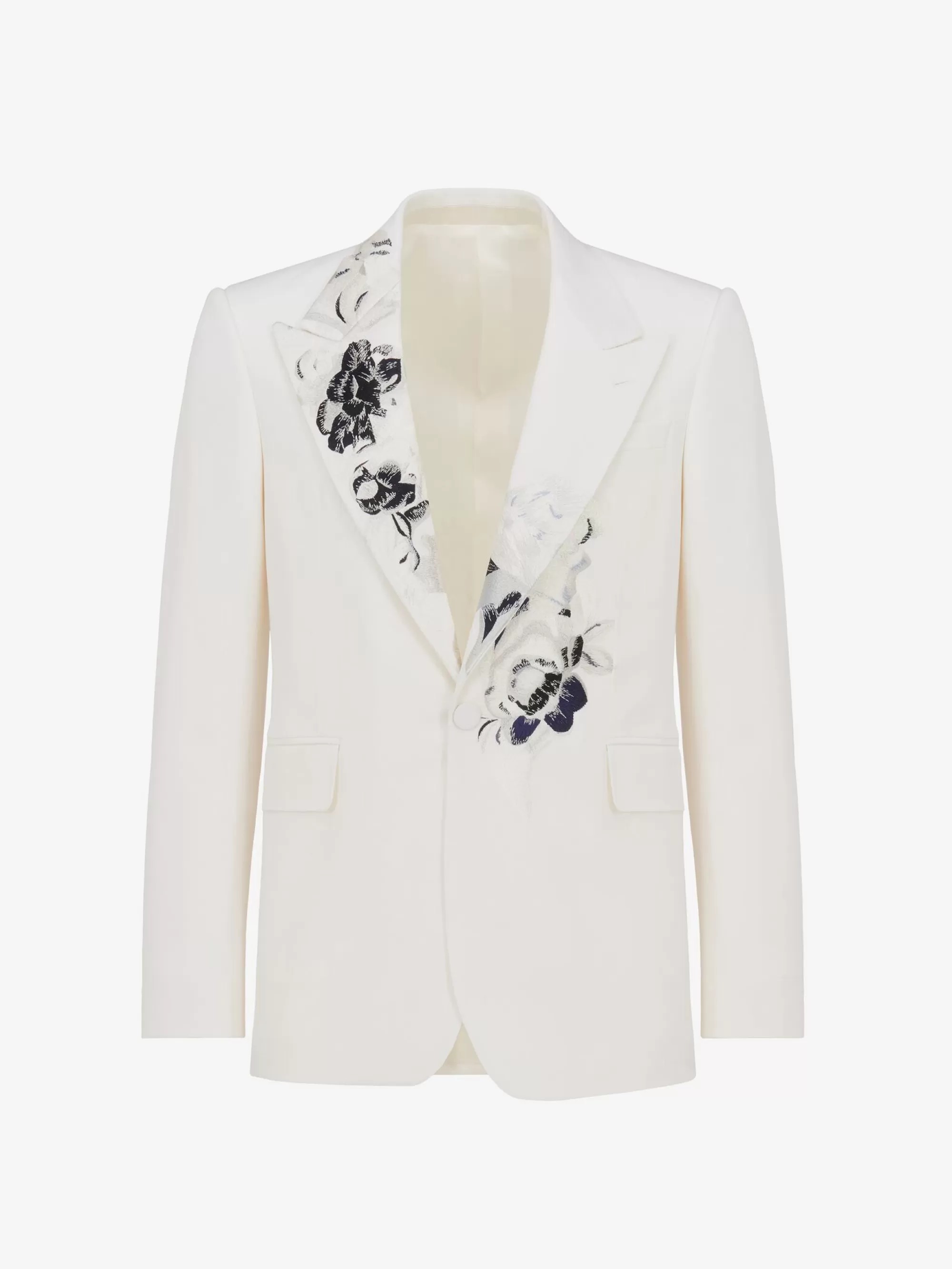 Men's Dutch Flower Single-breasted Jacket in >Alexander McQueen Fashion