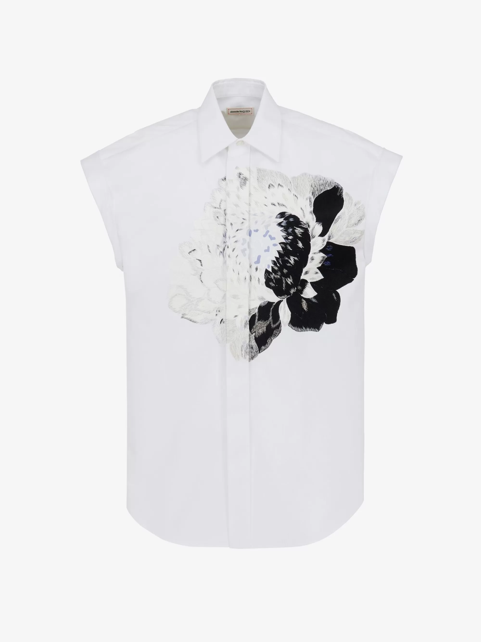 Men's Dutch Flower Sleeveless Shirt in >Alexander McQueen Best Sale