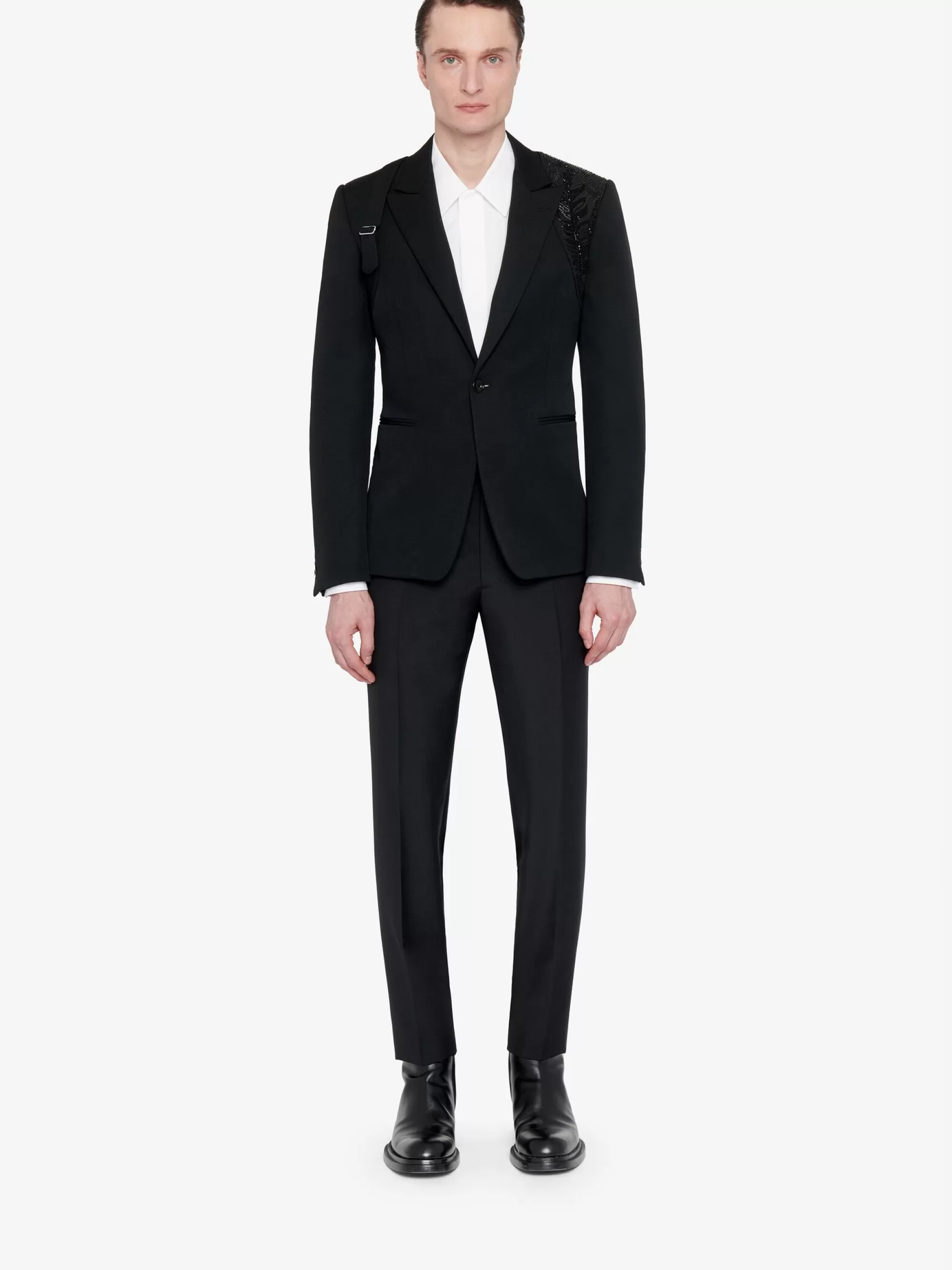 Men's Evening Cigarette Trousers in >Alexander McQueen Fashion