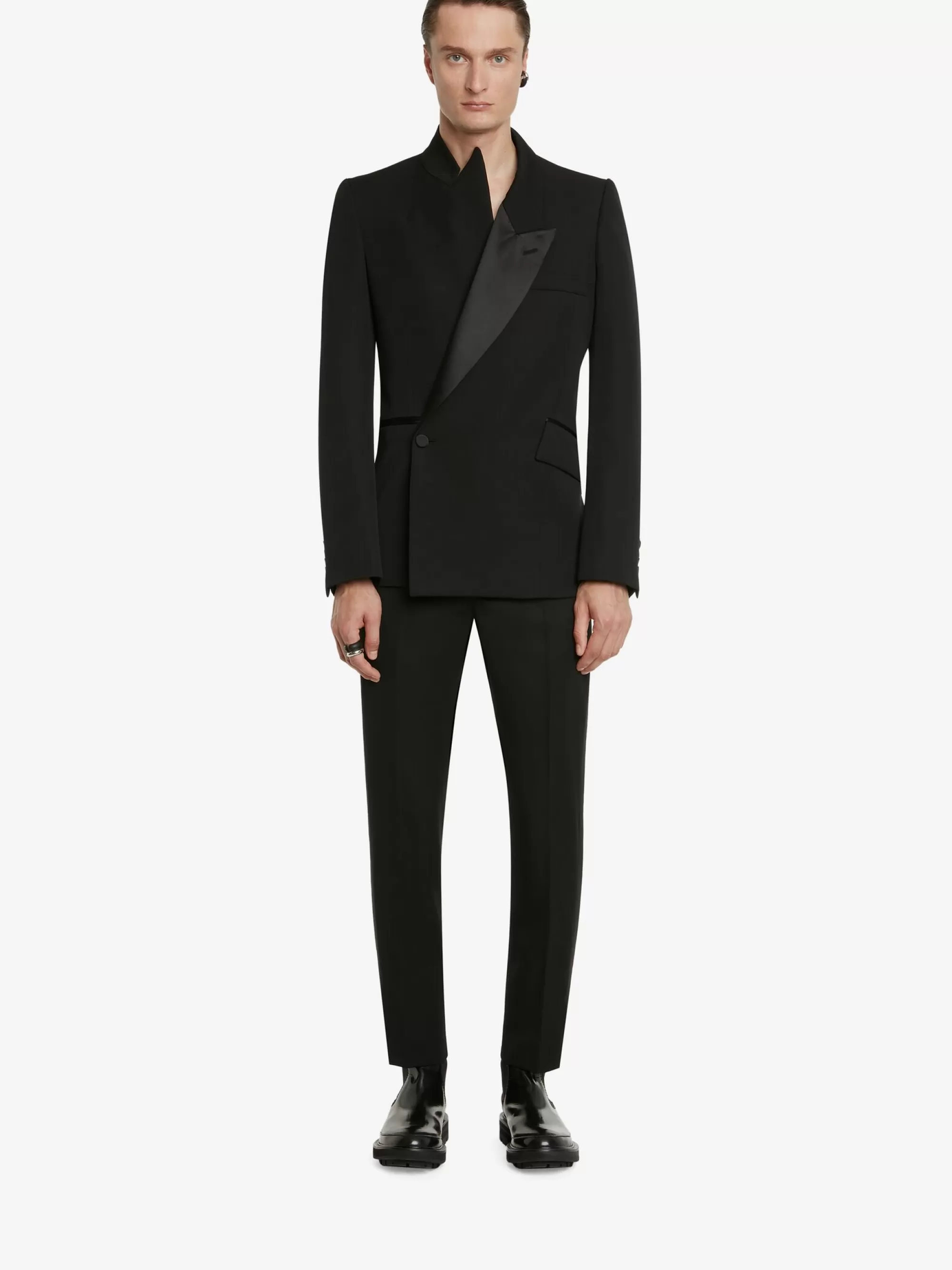 Men's Evening Tuxedo Trousers in >Alexander McQueen Best