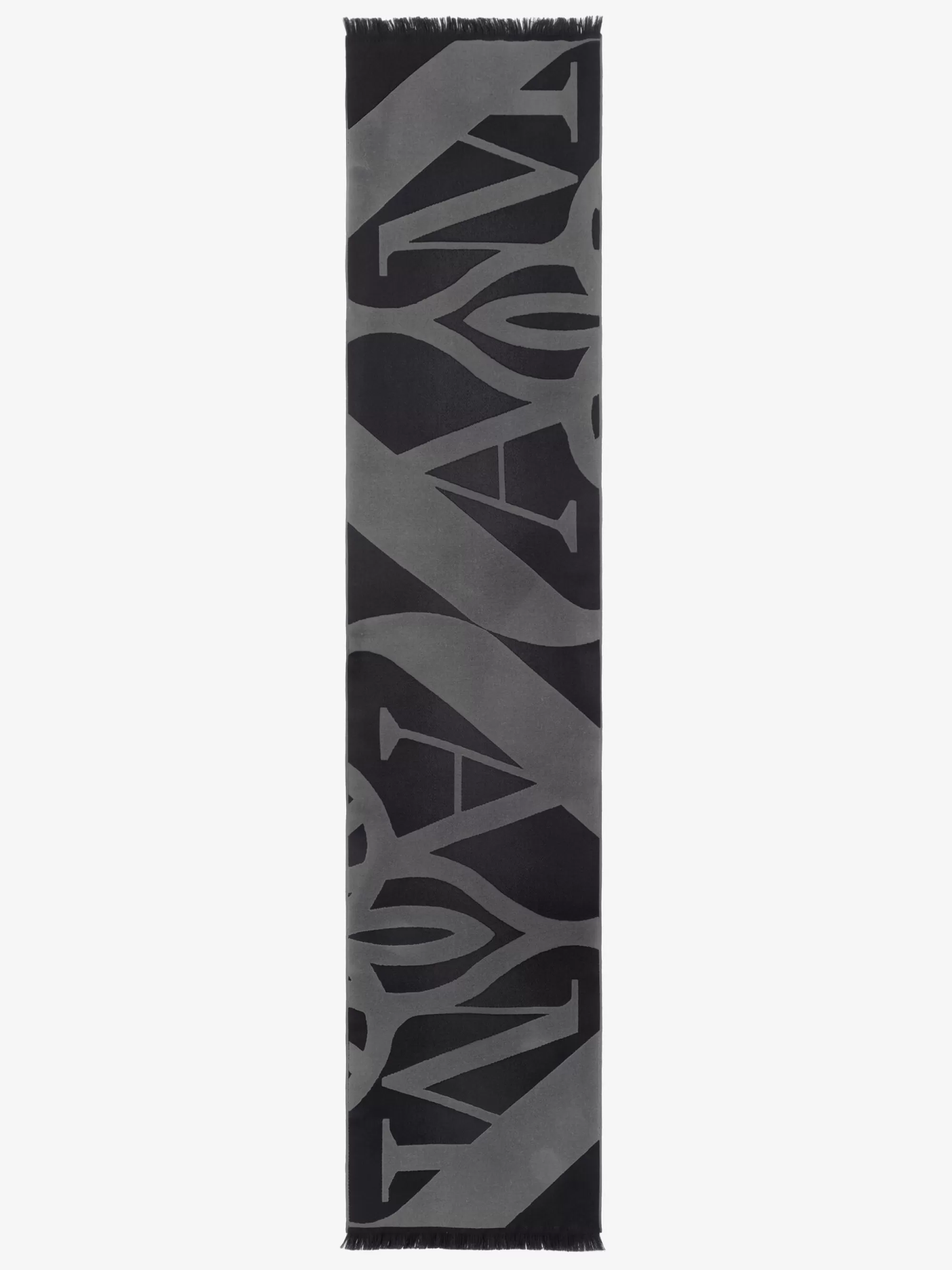 Men's Exploded Seal Logo Scarf in >Alexander McQueen Clearance