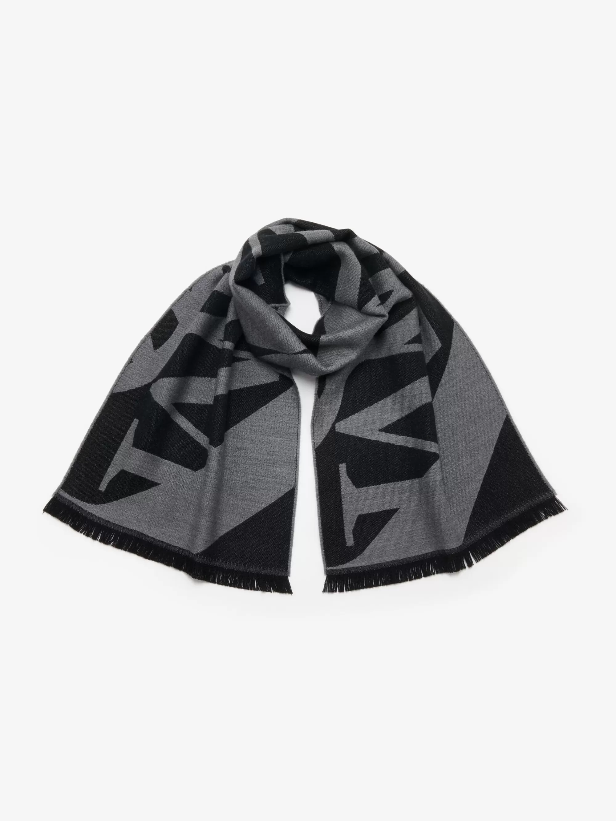 Men's Exploded Seal Logo Scarf in >Alexander McQueen Clearance