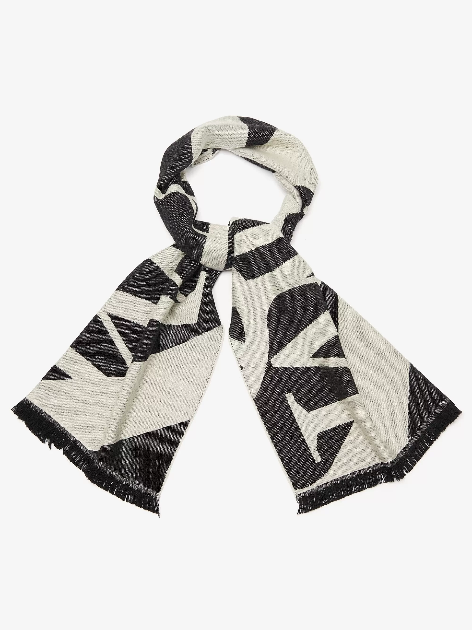 Men's Exploded Seal Logo Scarf in >Alexander McQueen Shop