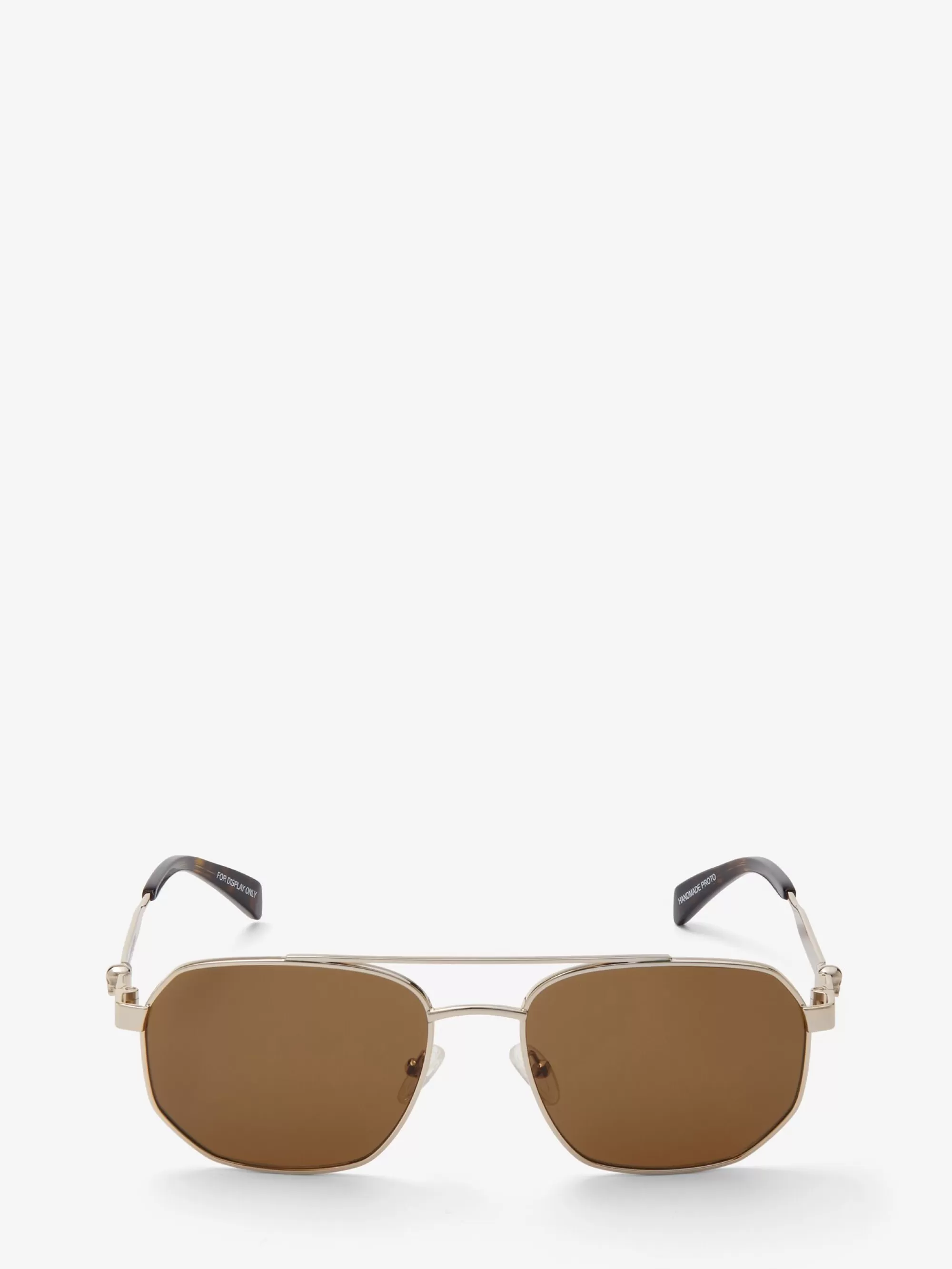 Men's Floating Skull Metal Caravan Sunglasses in >Alexander McQueen Flash Sale