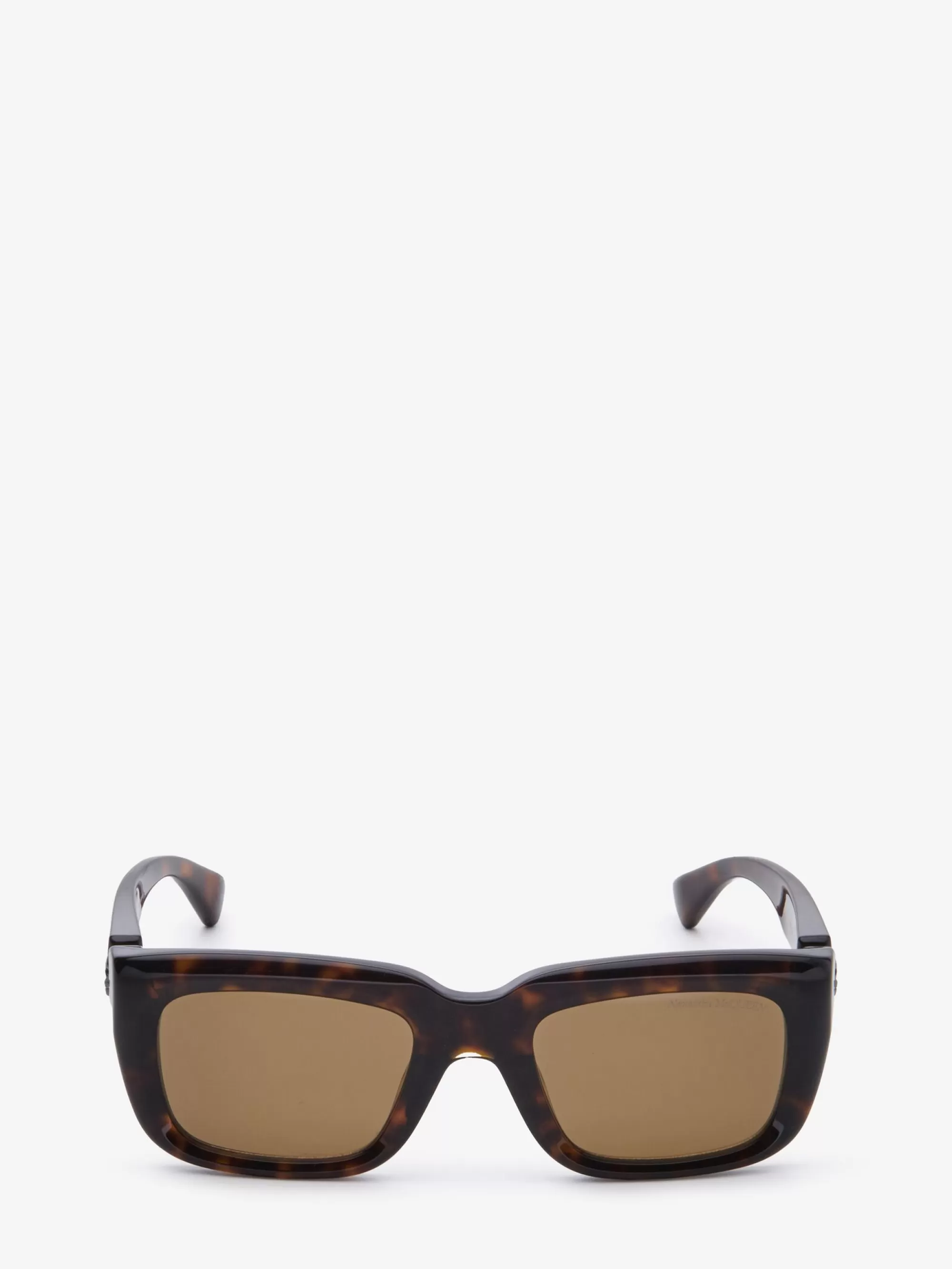 Men's Floating Skull Rectangular Sunglasses in >Alexander McQueen Store