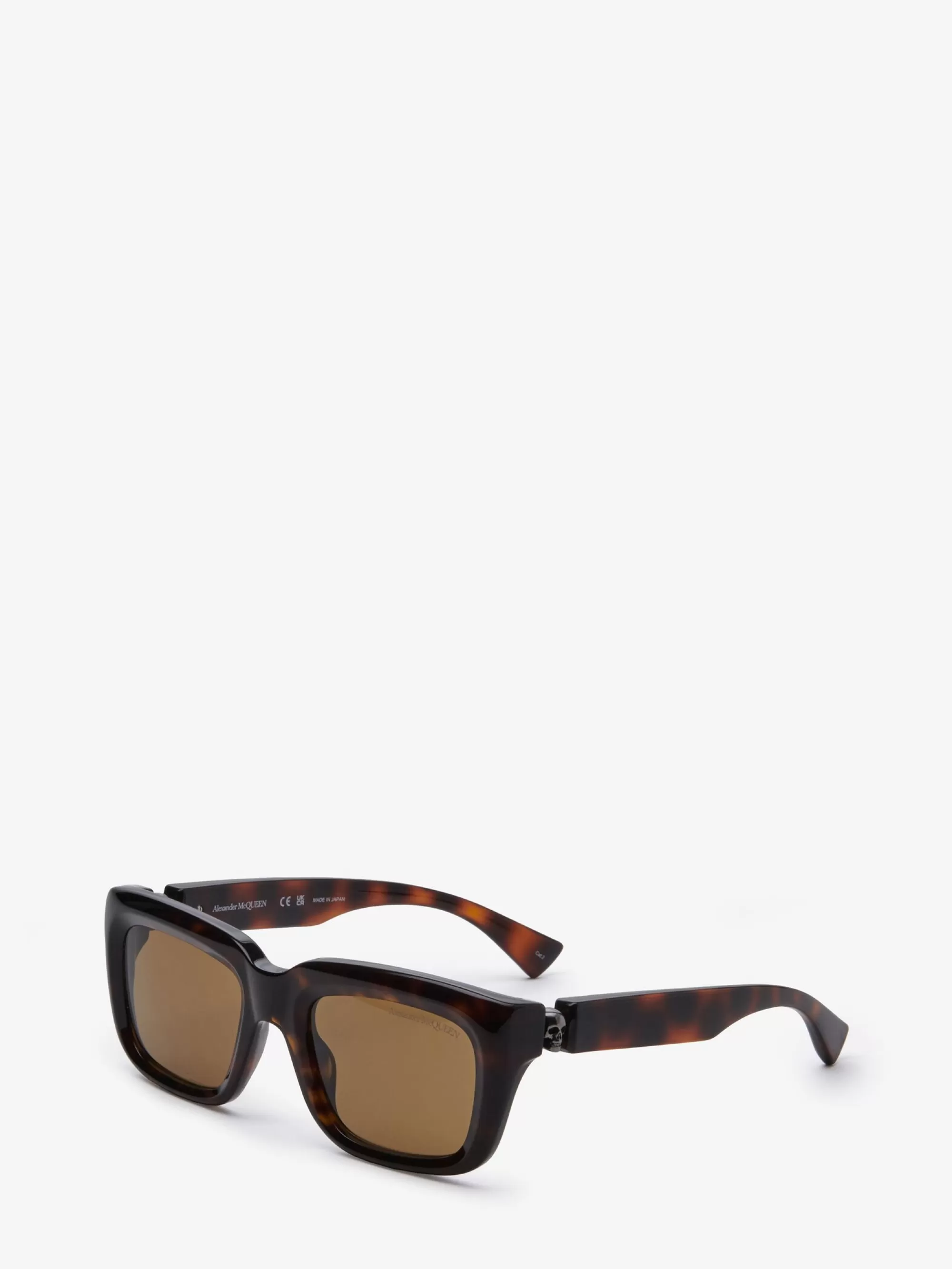 Men's Floating Skull Rectangular Sunglasses in >Alexander McQueen Store