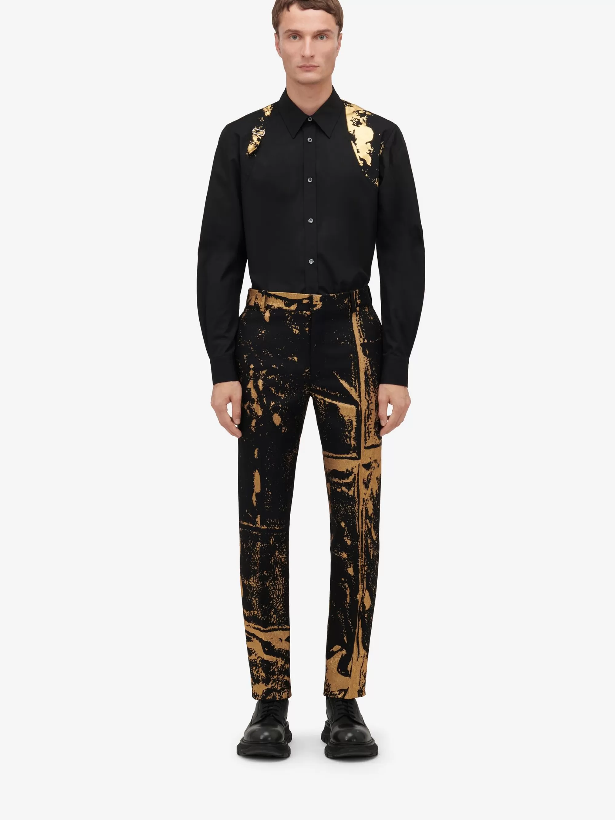 Men's Fold Harness Shirt in >Alexander McQueen Discount