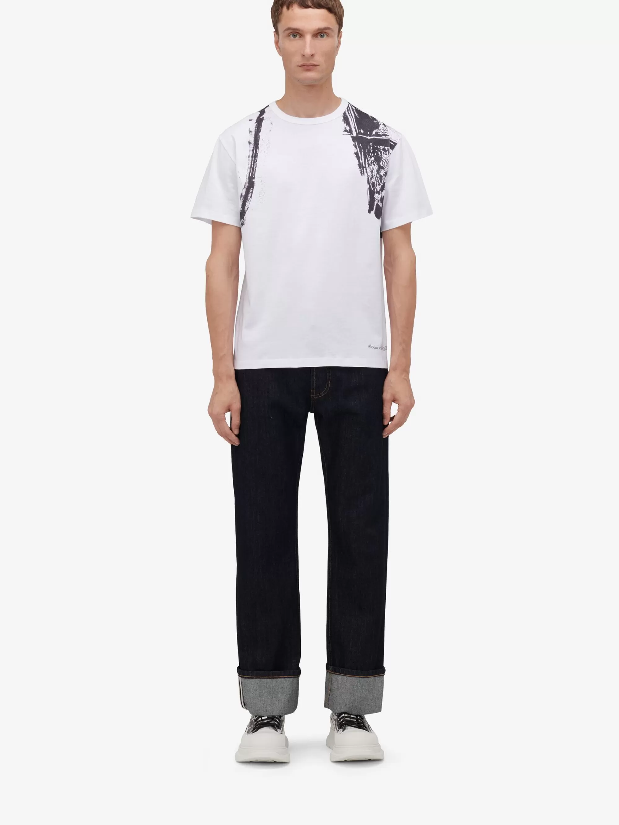 Men's Fold Harness T-shirt in >Alexander McQueen Online