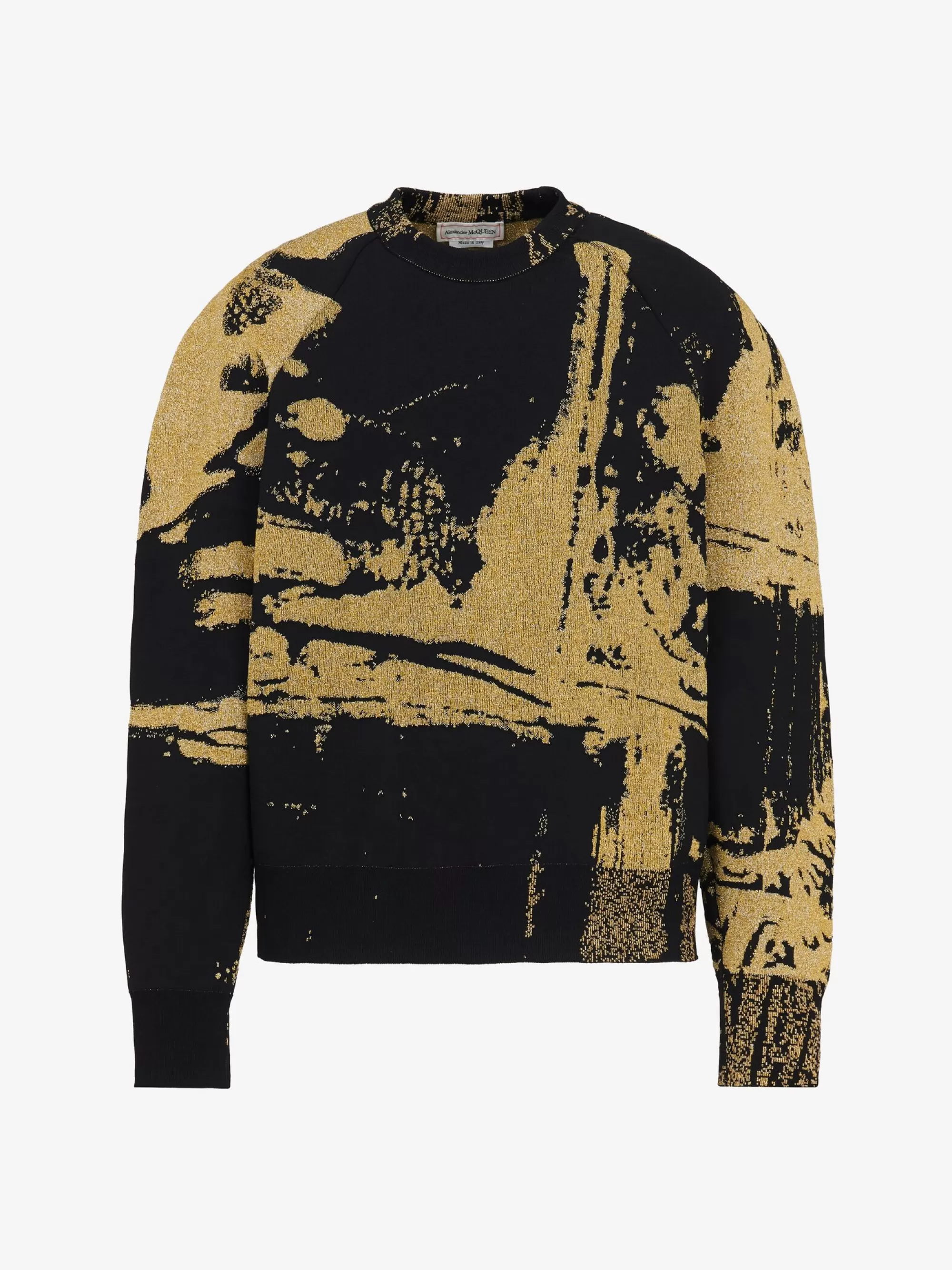 Men's Fold Jacquard Jumper in >Alexander McQueen Sale