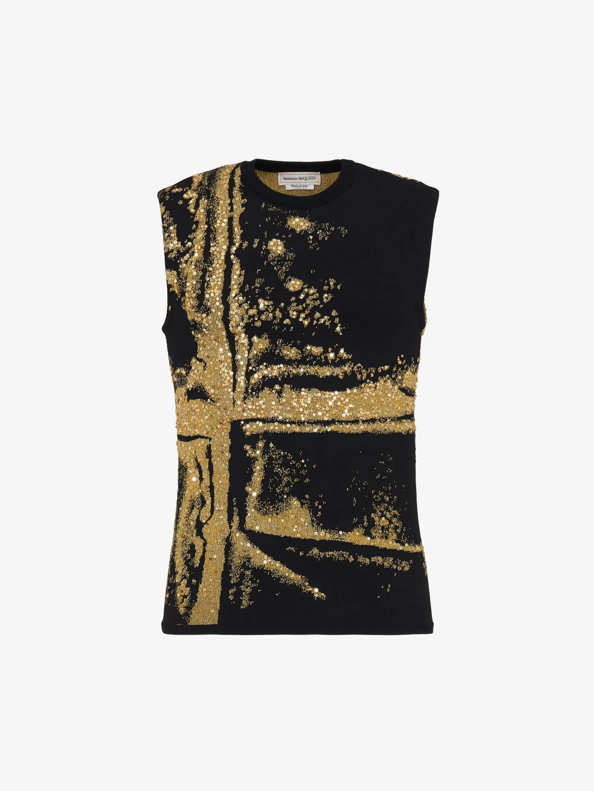 Men's Fold Jacquard Vest in >Alexander McQueen Store