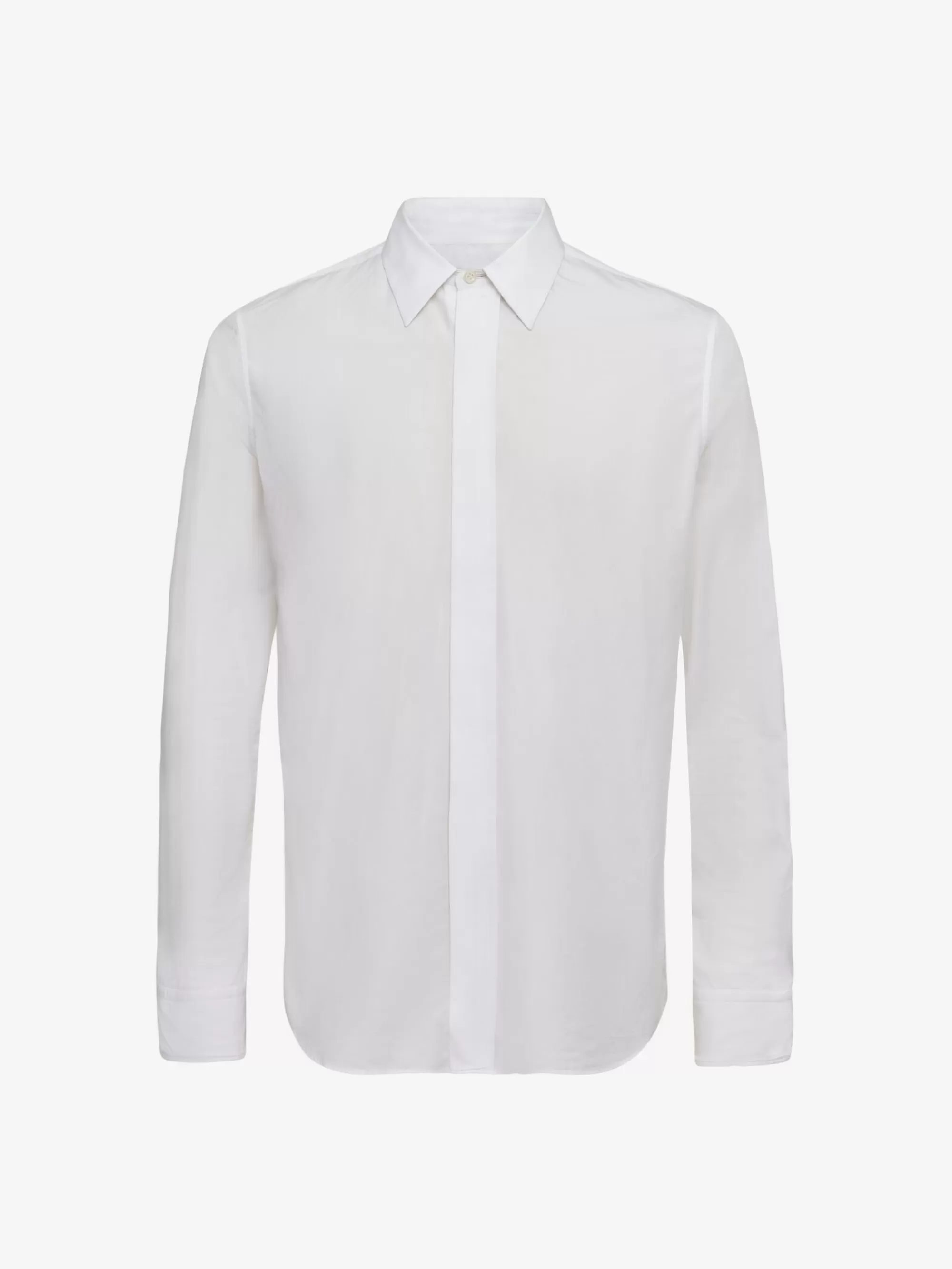 Men's Folded Placket Shirt in >Alexander McQueen Store