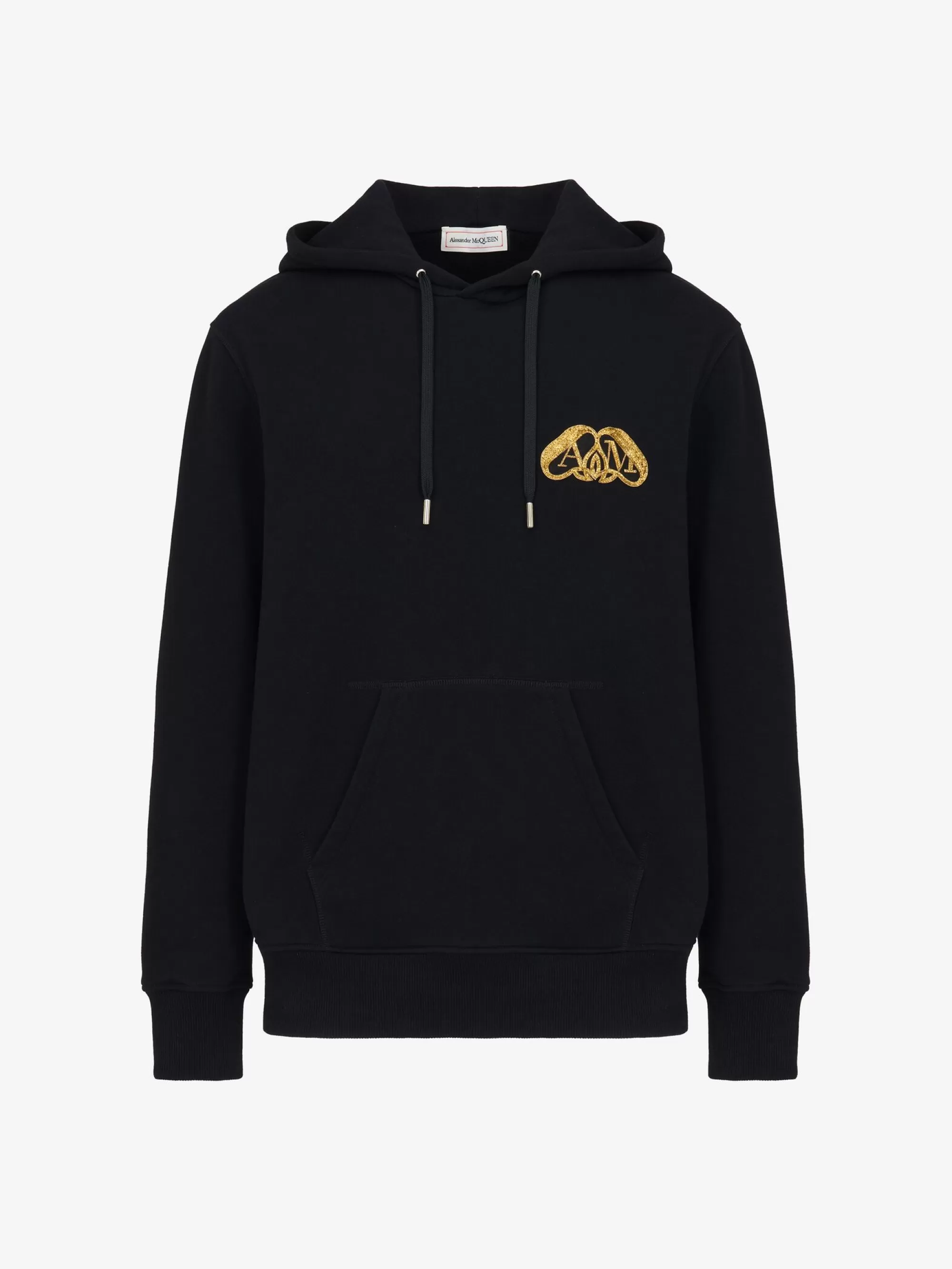 Men's Half Seal Logo Hooded Sweatshirt in >Alexander McQueen Shop