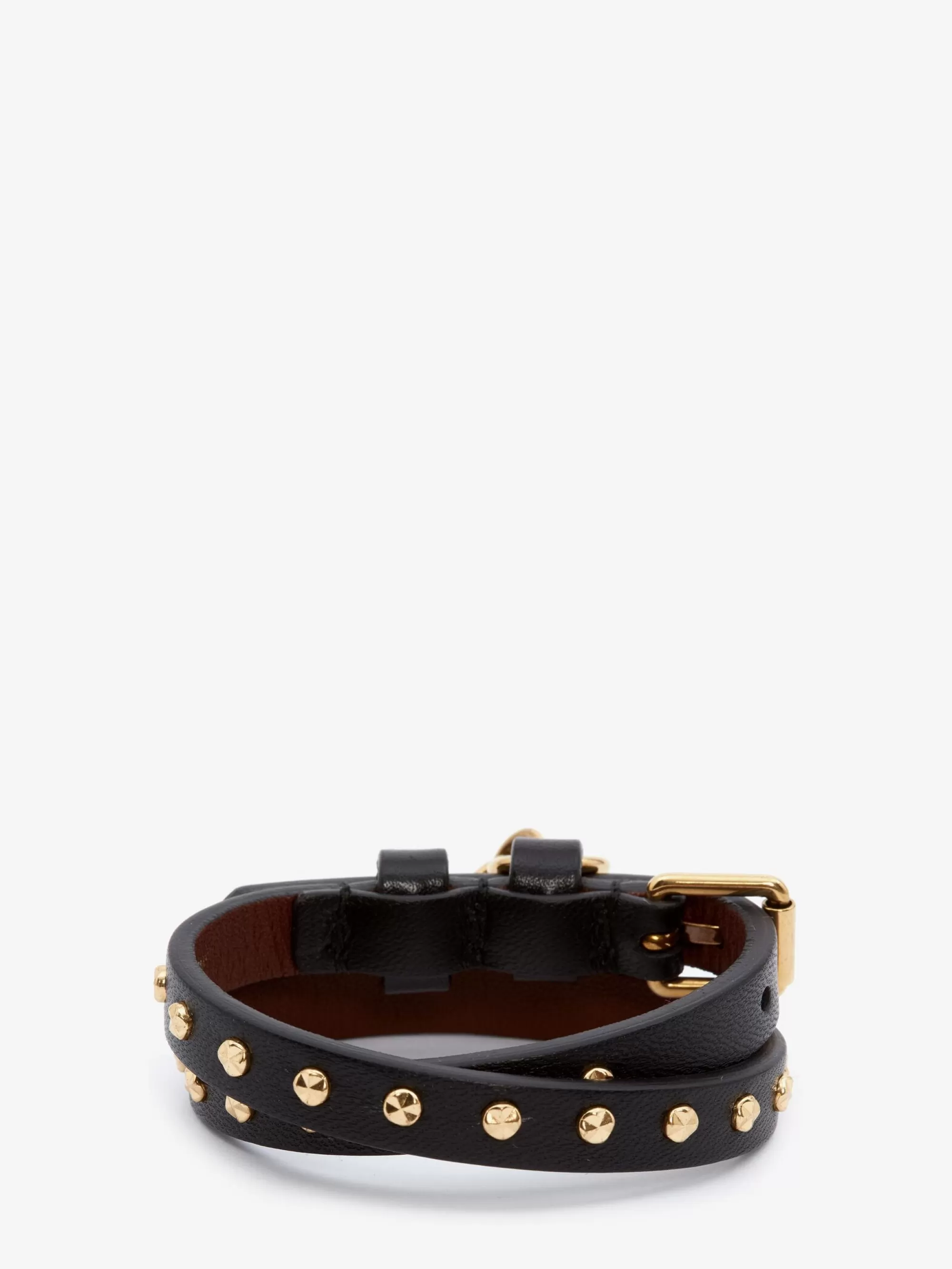 Men's Hammered Studs Double-wrap Bracelet in >Alexander McQueen Discount