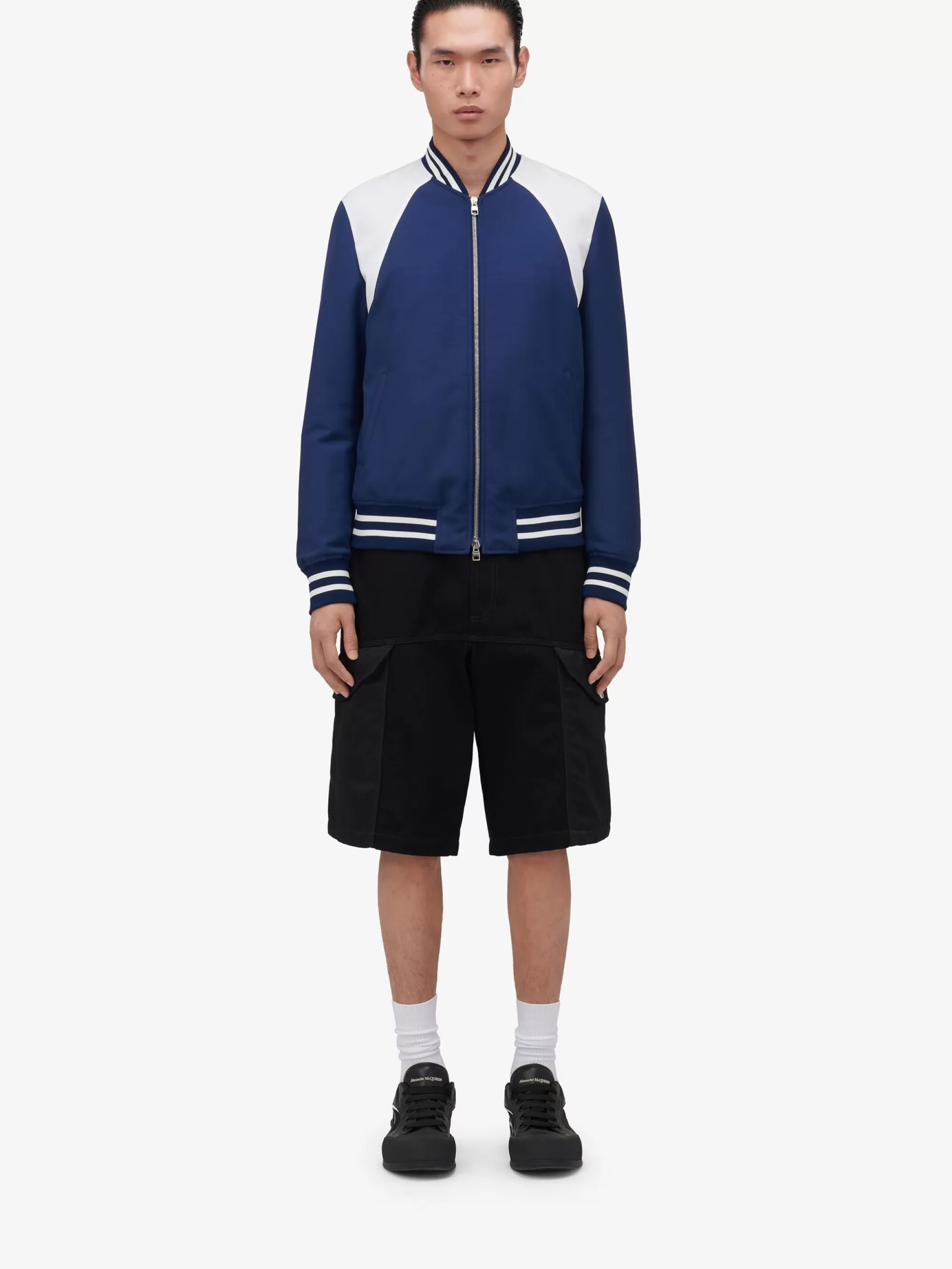 Men's Harness Bomber Jacket in >Alexander McQueen Store