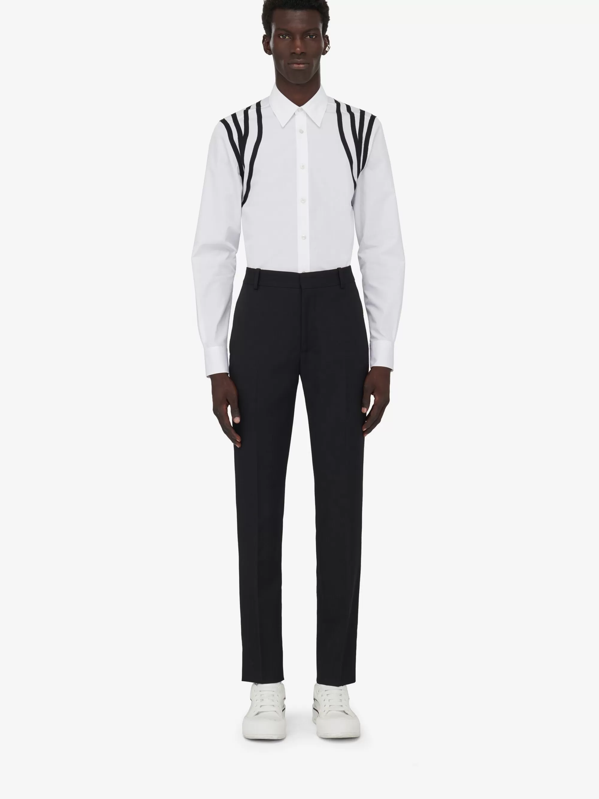 Men's Harness Tape Shirt in >Alexander McQueen Cheap