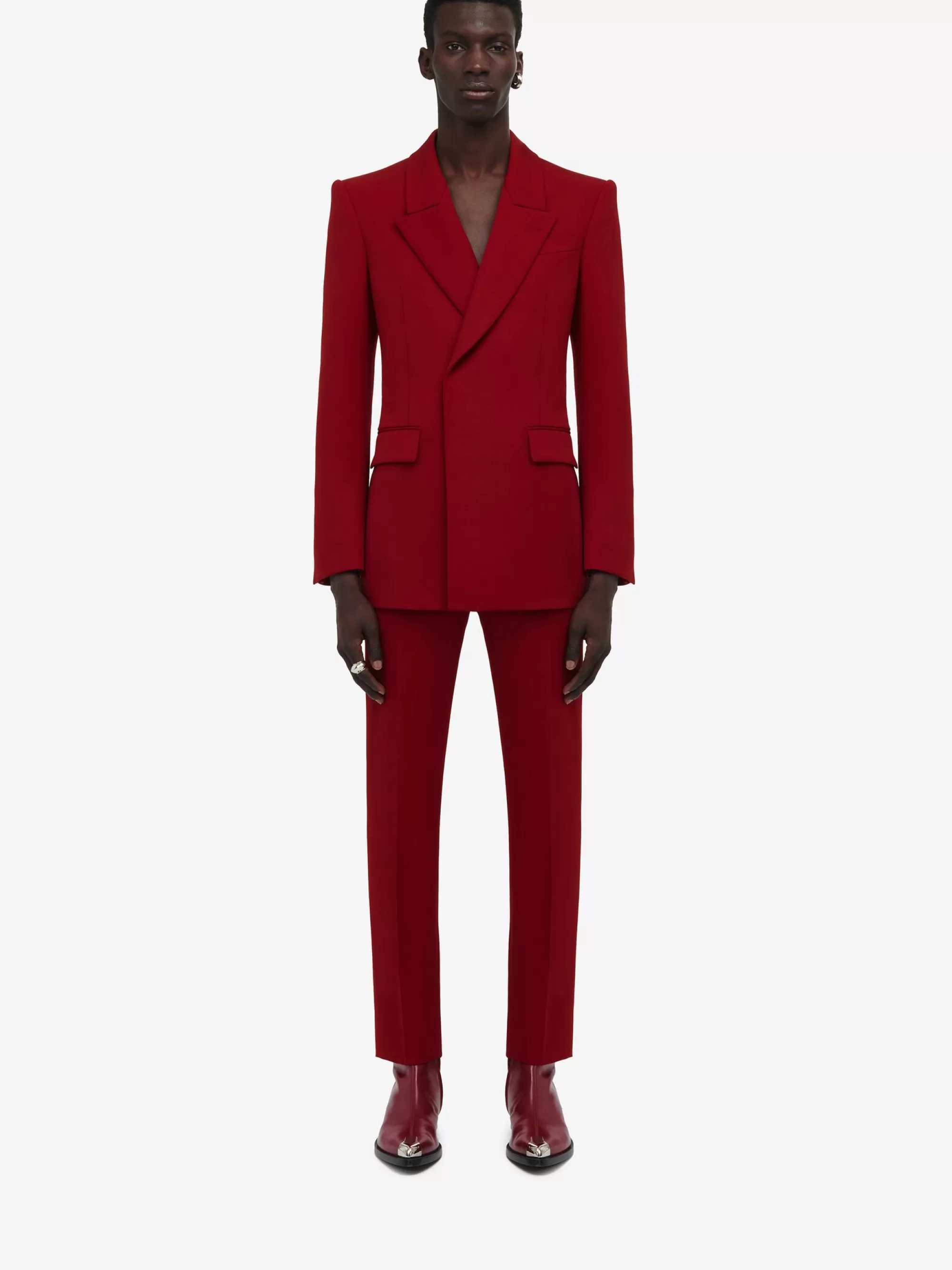 Men's Horizontal Lapel Double-breasted Jacket in >Alexander McQueen Hot