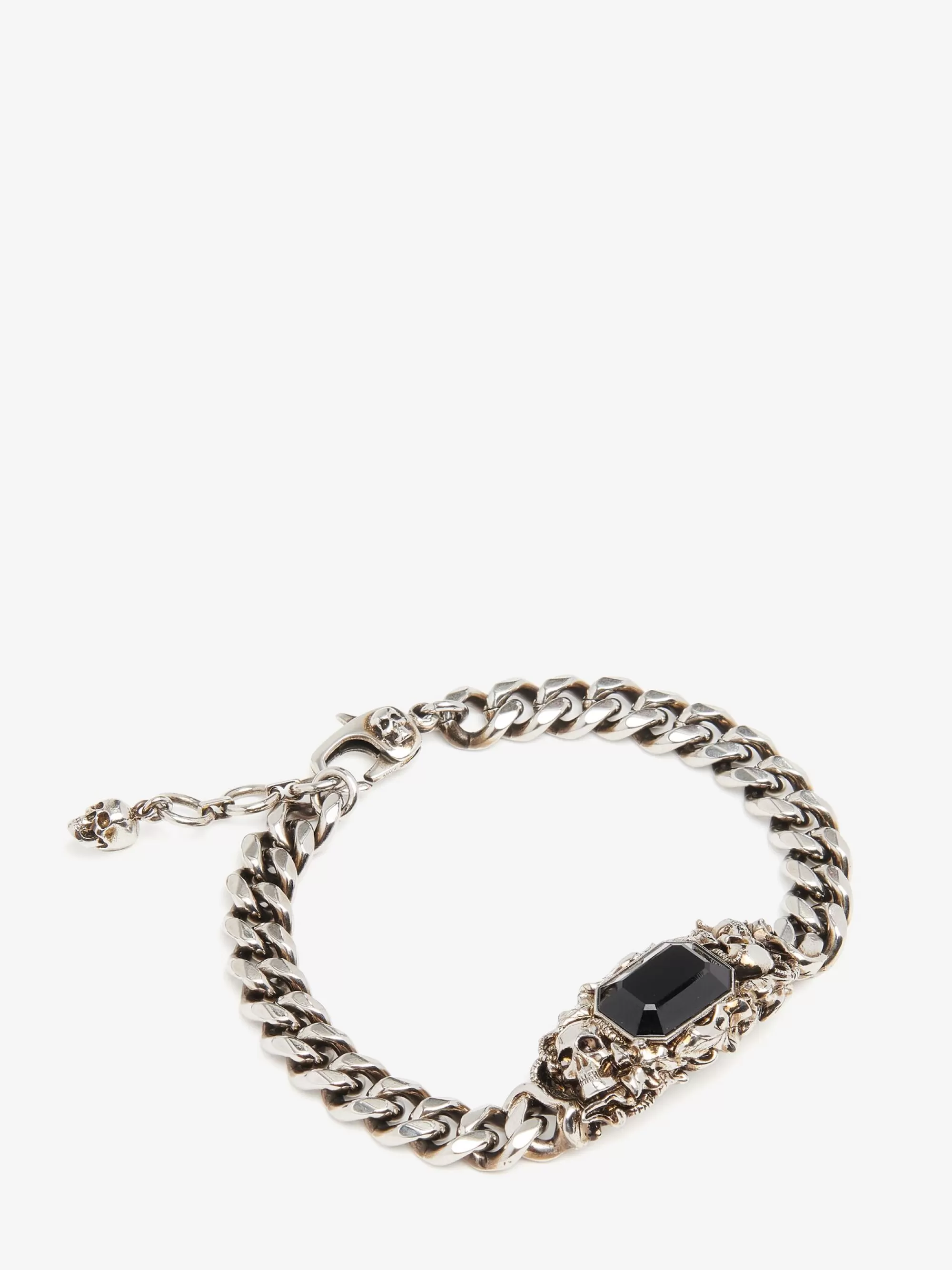 Men's Ivy Skull Chain Bracelet in >Alexander McQueen Flash Sale