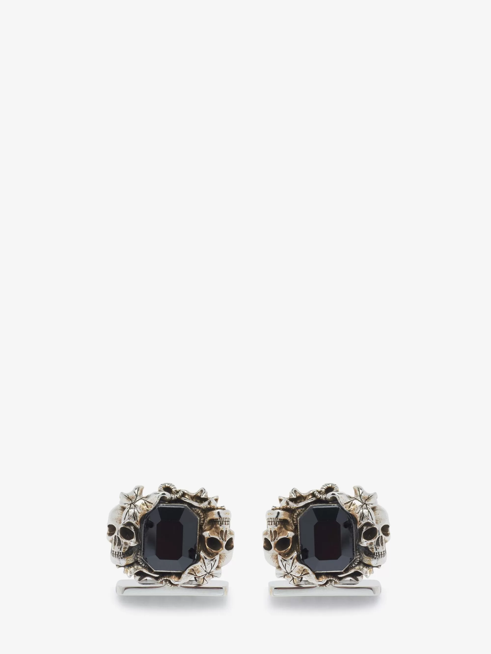 Men's Ivy Skull Cufflinks in >Alexander McQueen Best