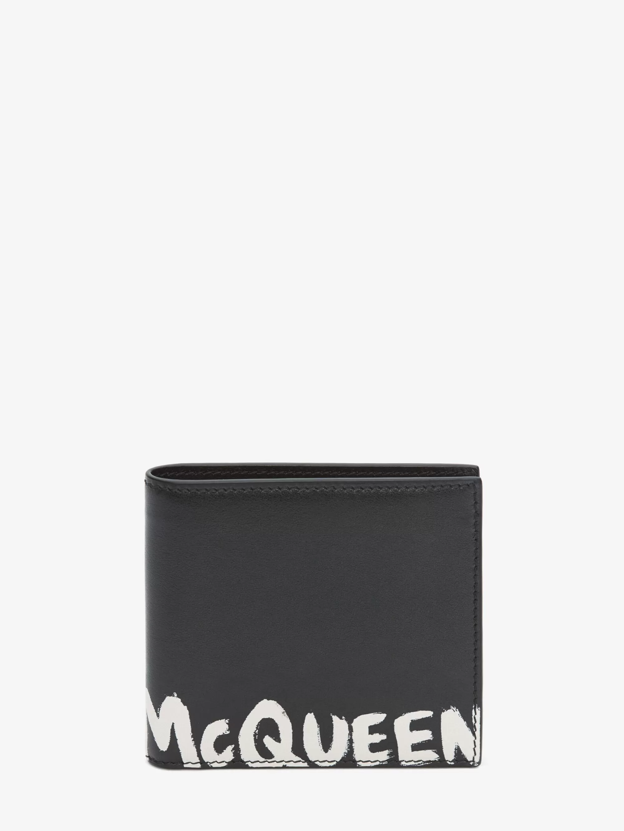 Men's McQueen Graffiti Billfold Wallet in >Alexander McQueen Cheap