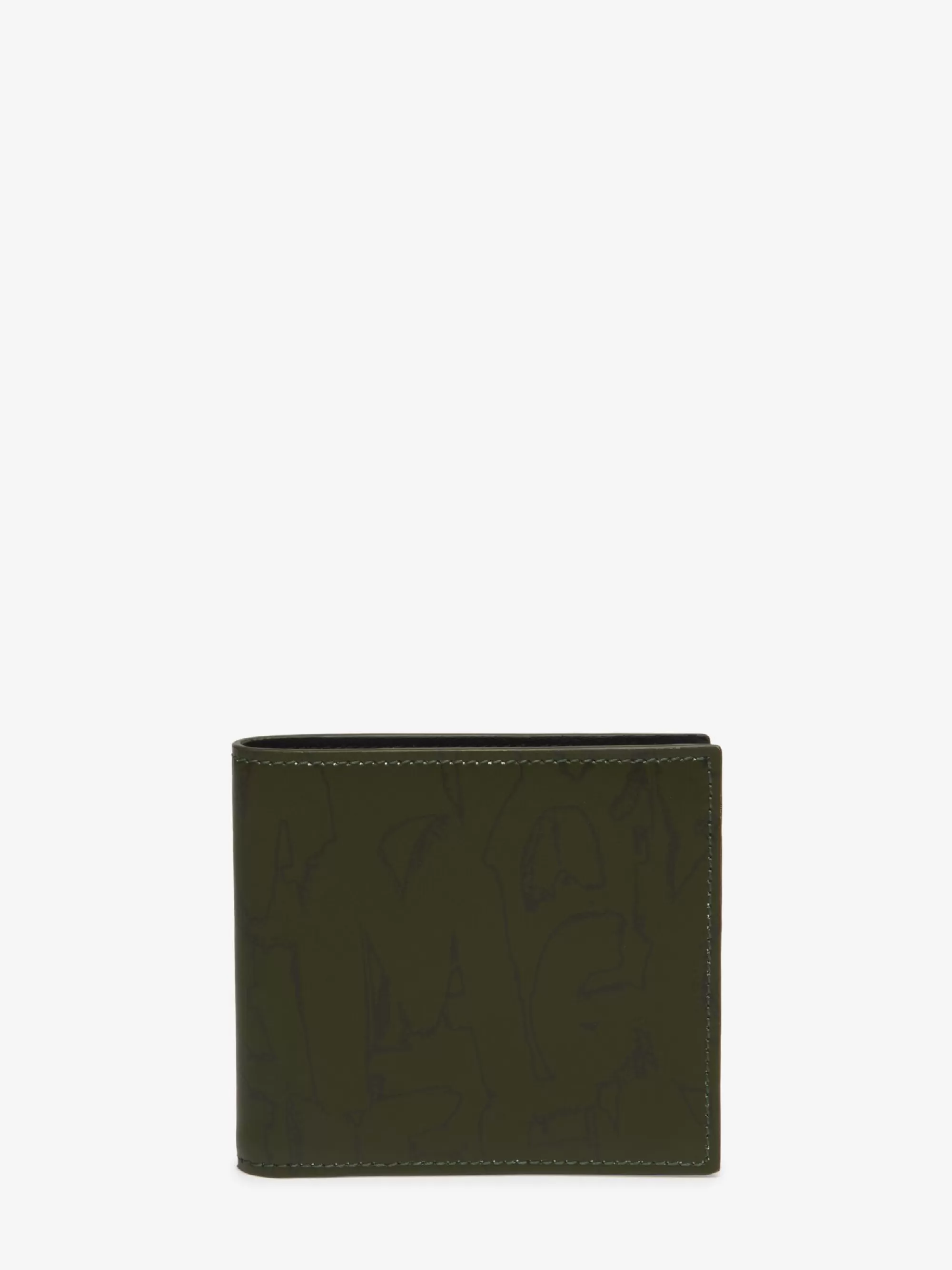 Men's McQueen Graffiti Billfold Wallet in >Alexander McQueen Fashion