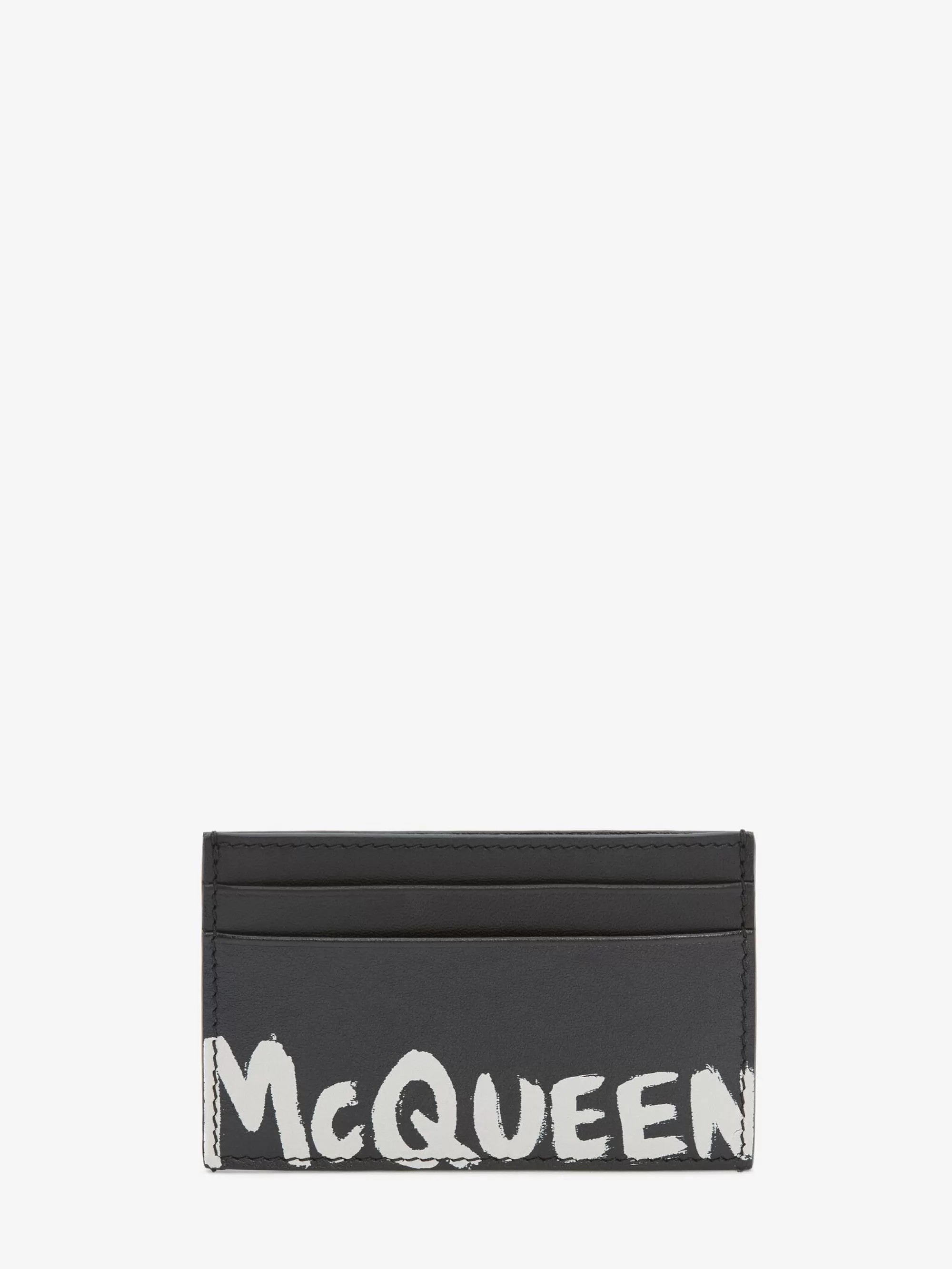 Men's McQueen Graffiti Card Holder in >Alexander McQueen Discount