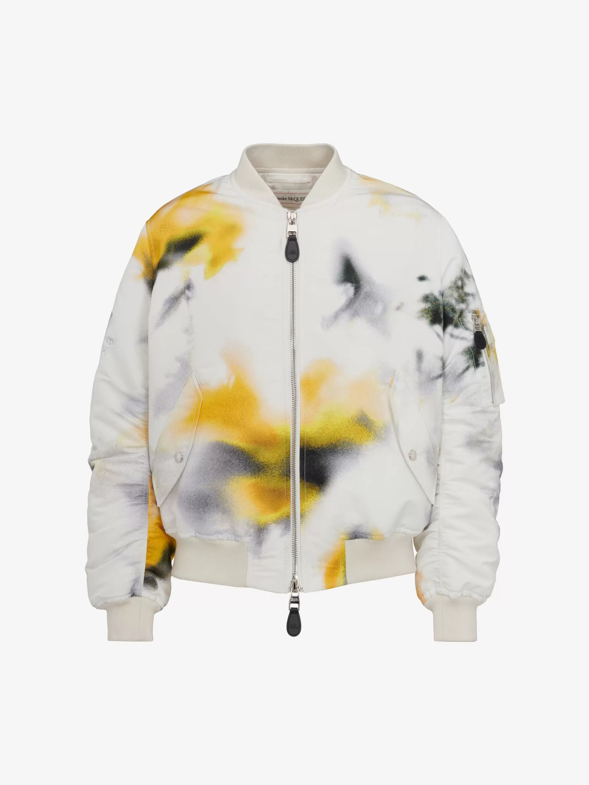 Men's Obscured Flower Bomber Jacket in >Alexander McQueen New