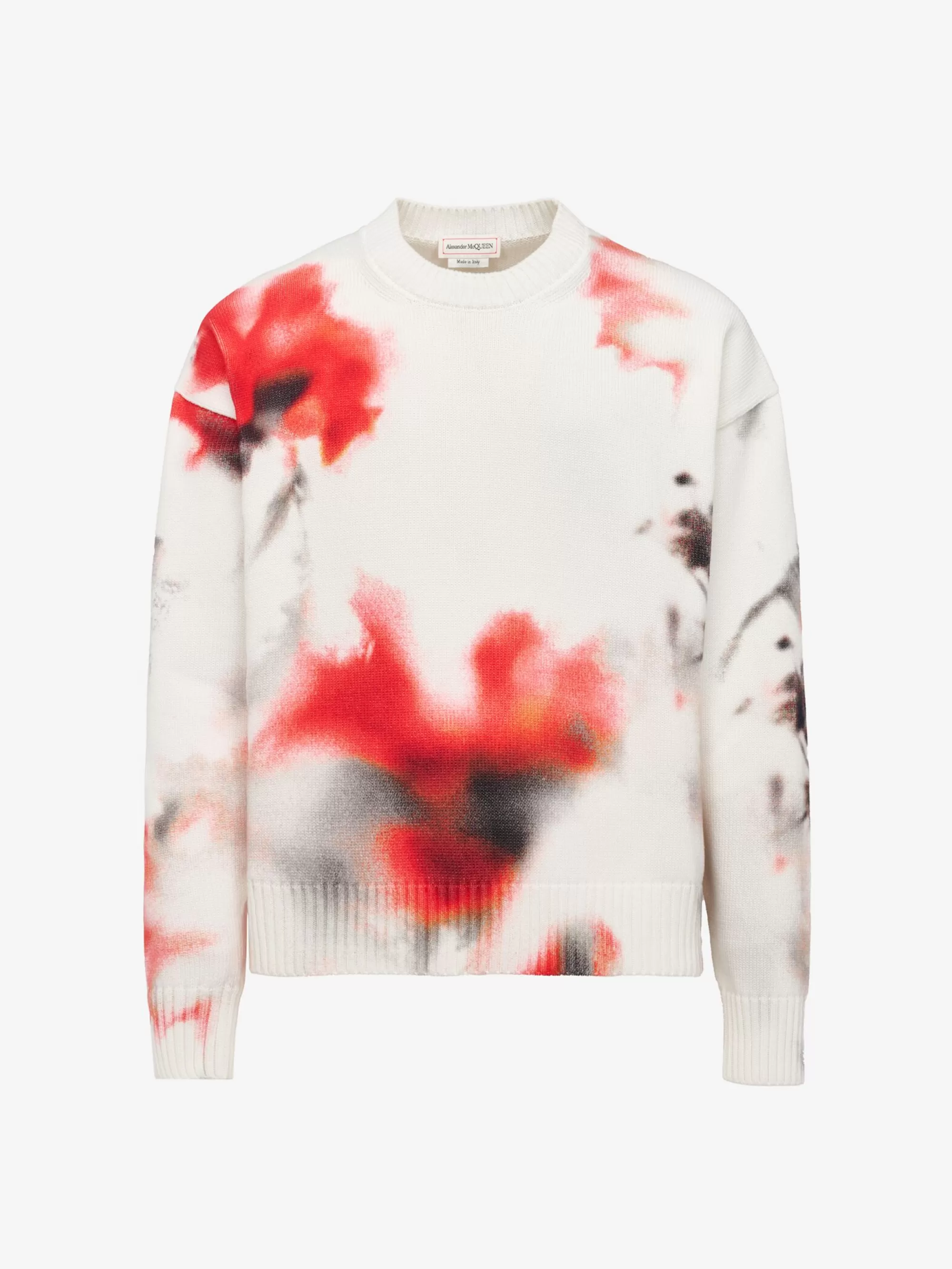 Men's Obscured Flower Jumper in >Alexander McQueen Fashion