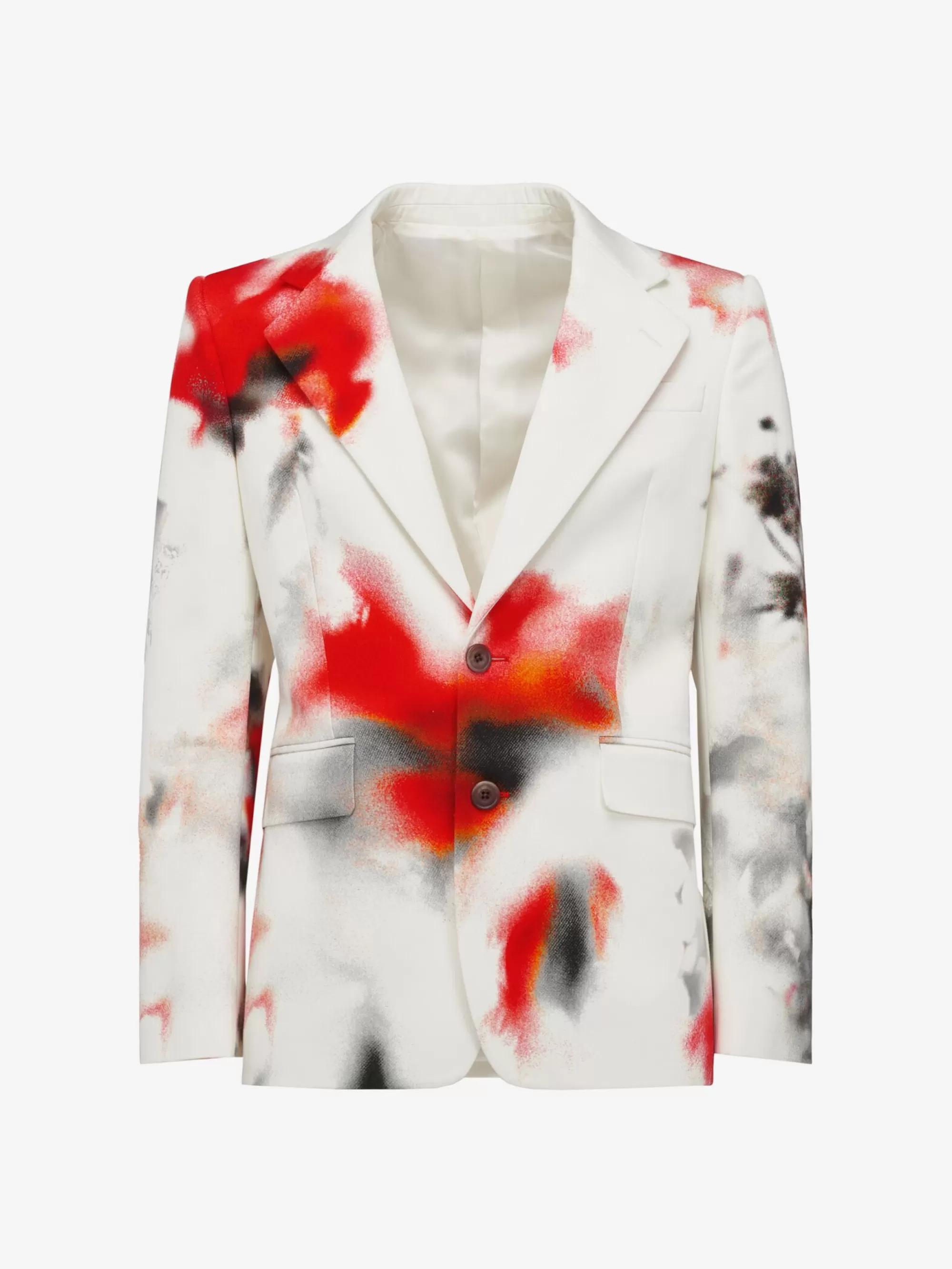 Men's Obscured Flower Single-breasted Jacket in >Alexander McQueen Cheap