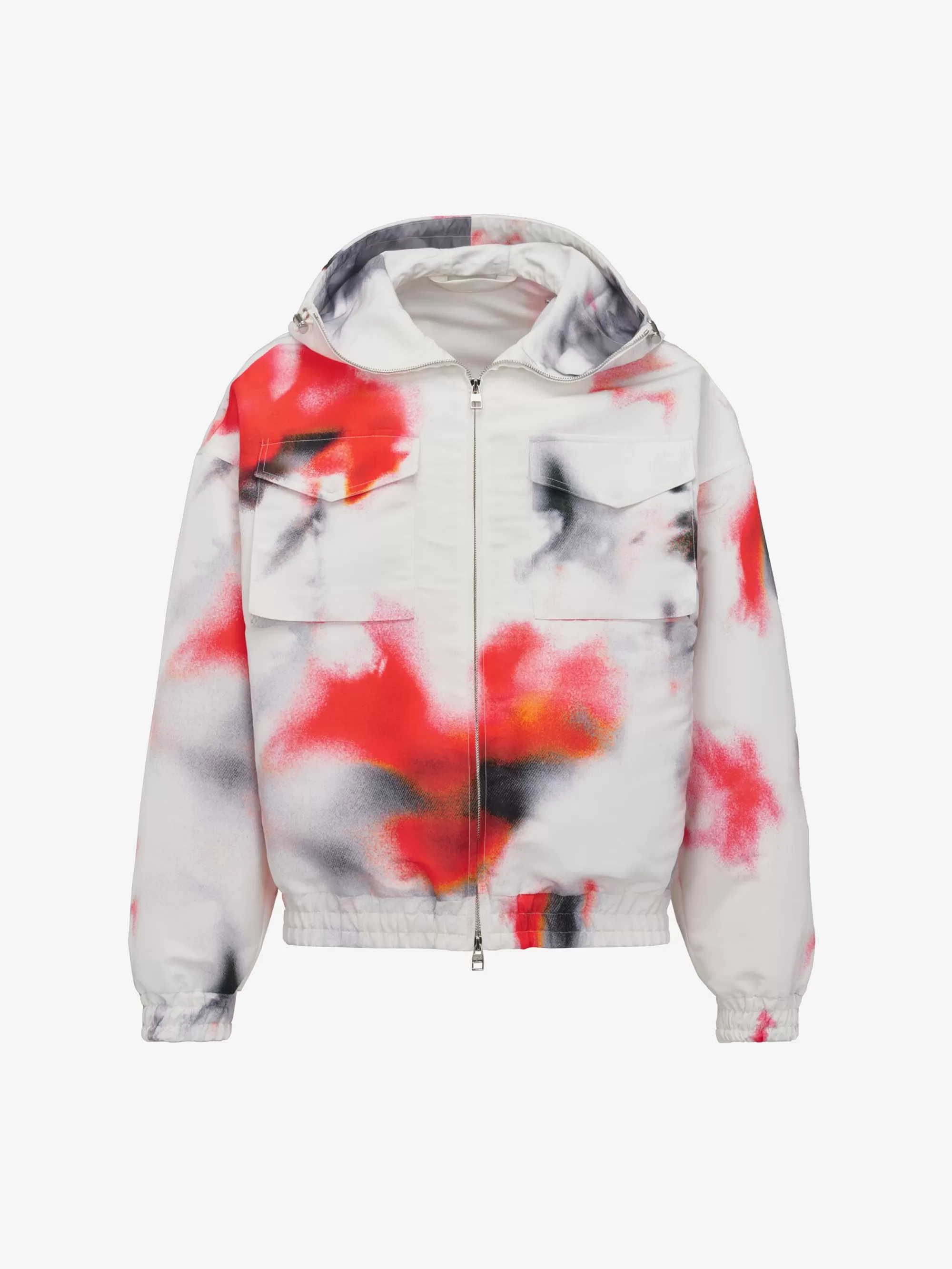 Men's Obscured Flower Windbreaker in >Alexander McQueen Flash Sale