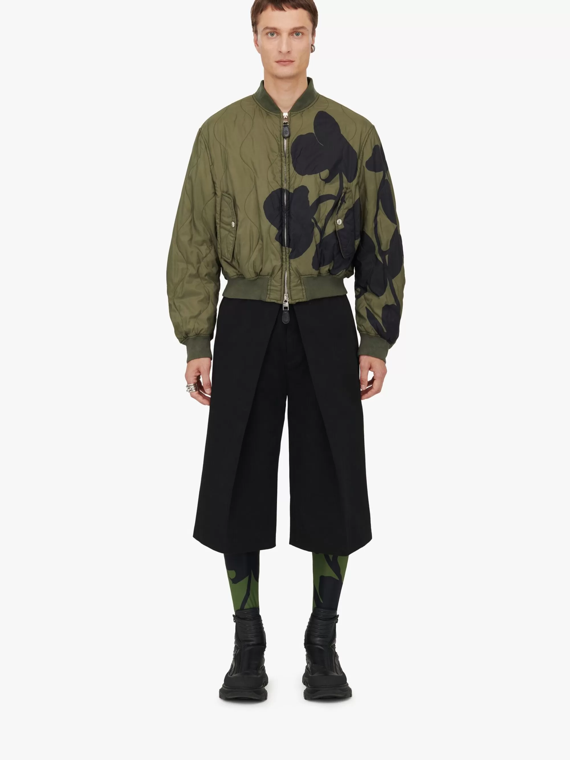 Men's Orchid Bomber Jacket in >Alexander McQueen Hot