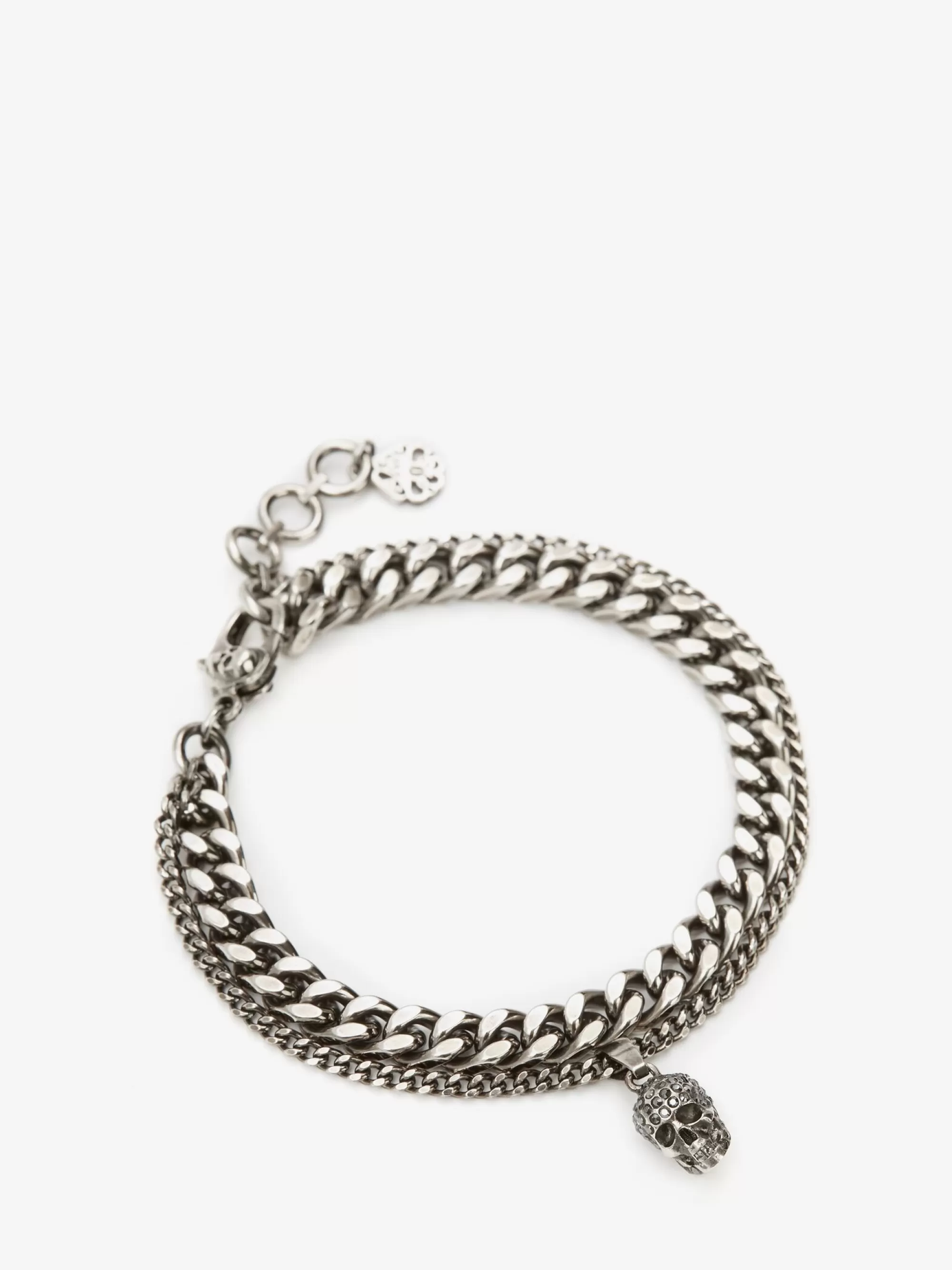 Men's Pave Skull Chain Bracelet in >Alexander McQueen Sale