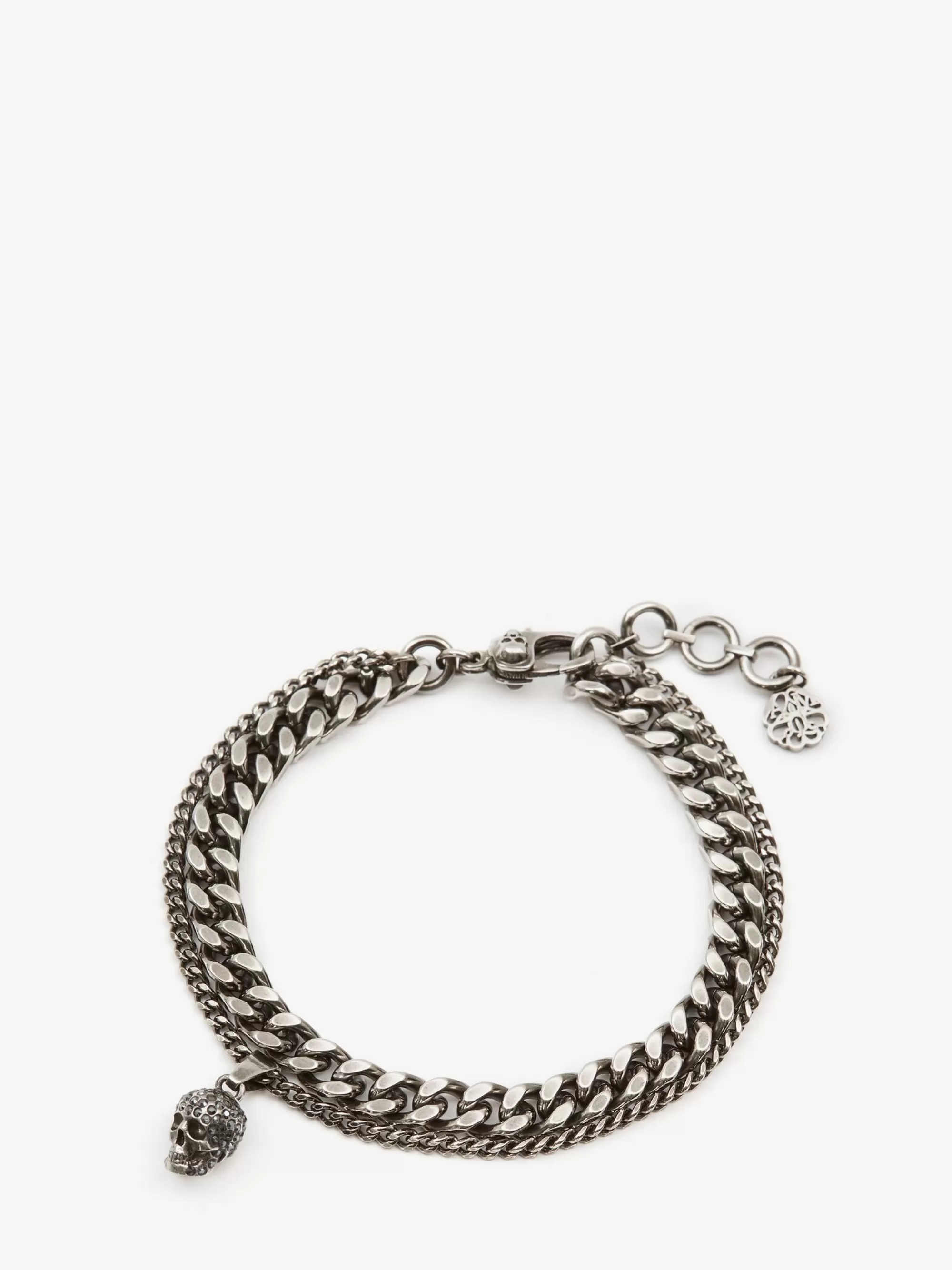 Men's Pave Skull Chain Bracelet in >Alexander McQueen Sale