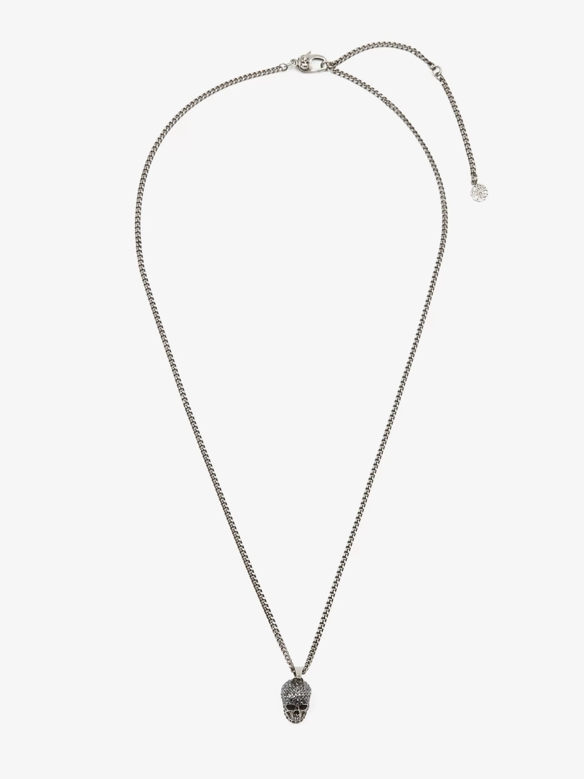 Men's Pave Skull Necklace in >Alexander McQueen Best Sale