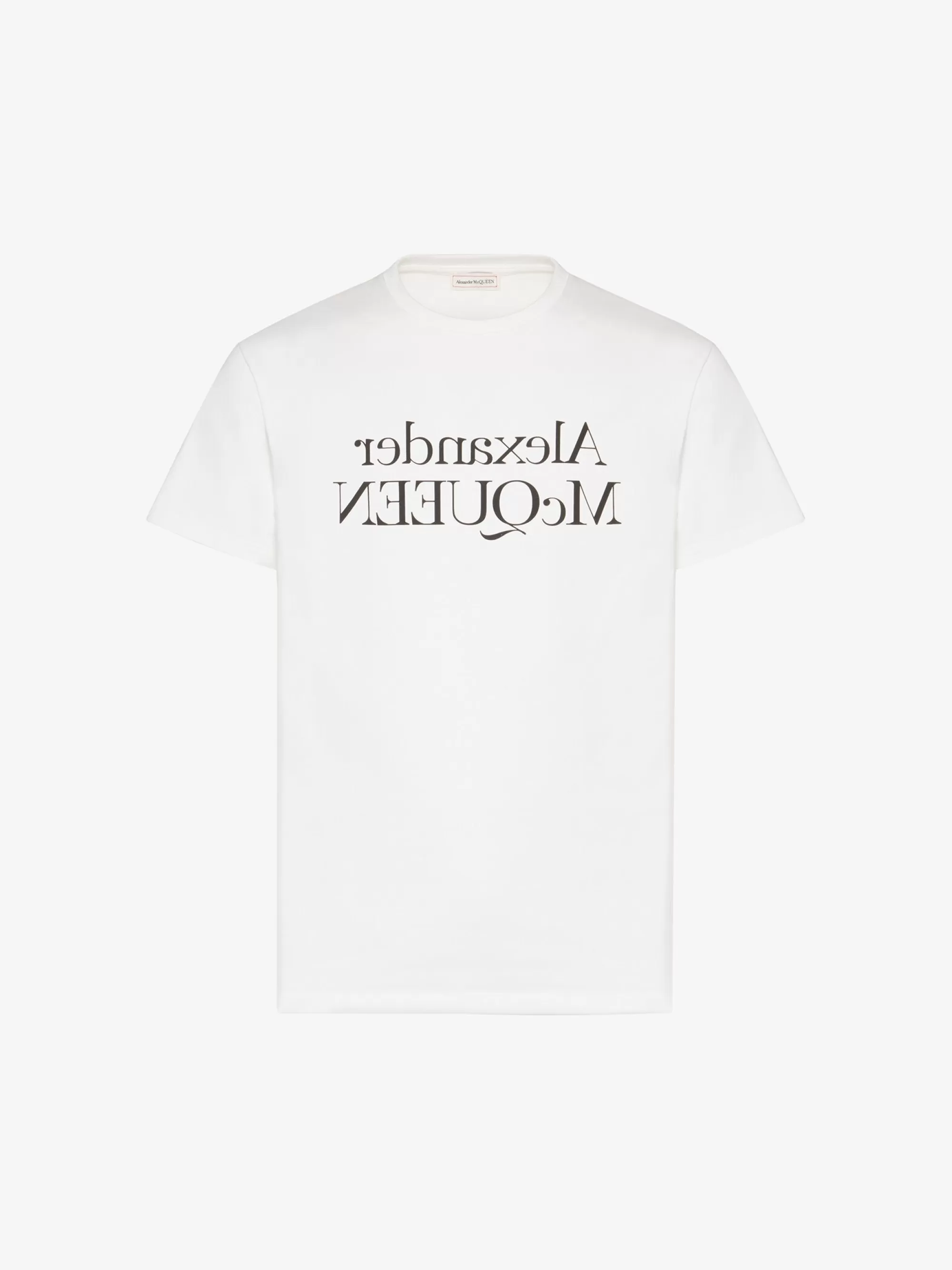 Men's Reflected Logo T-shirt in >Alexander McQueen Cheap