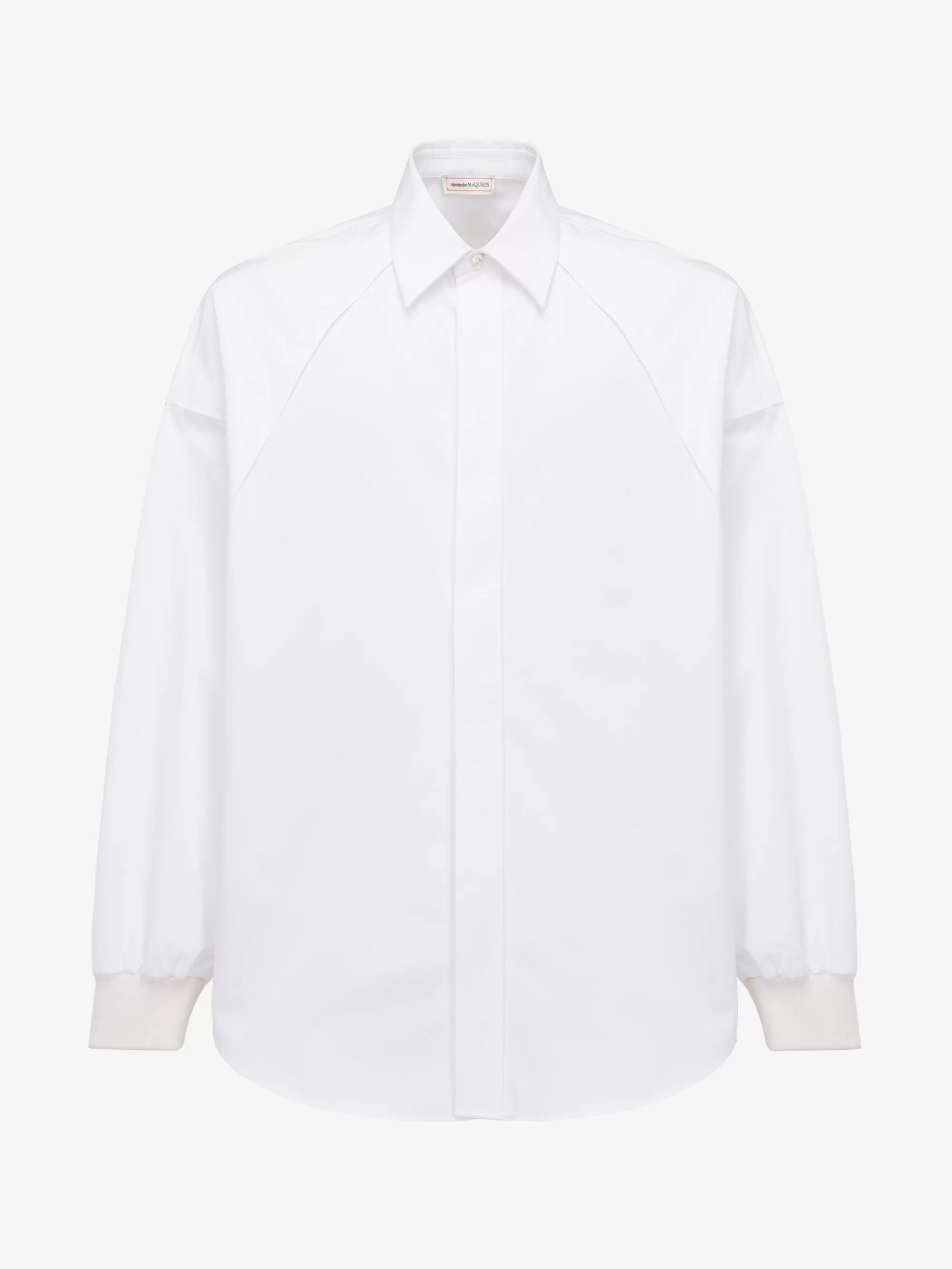 Men's Ribbed Cuff Shirt in >Alexander McQueen Sale