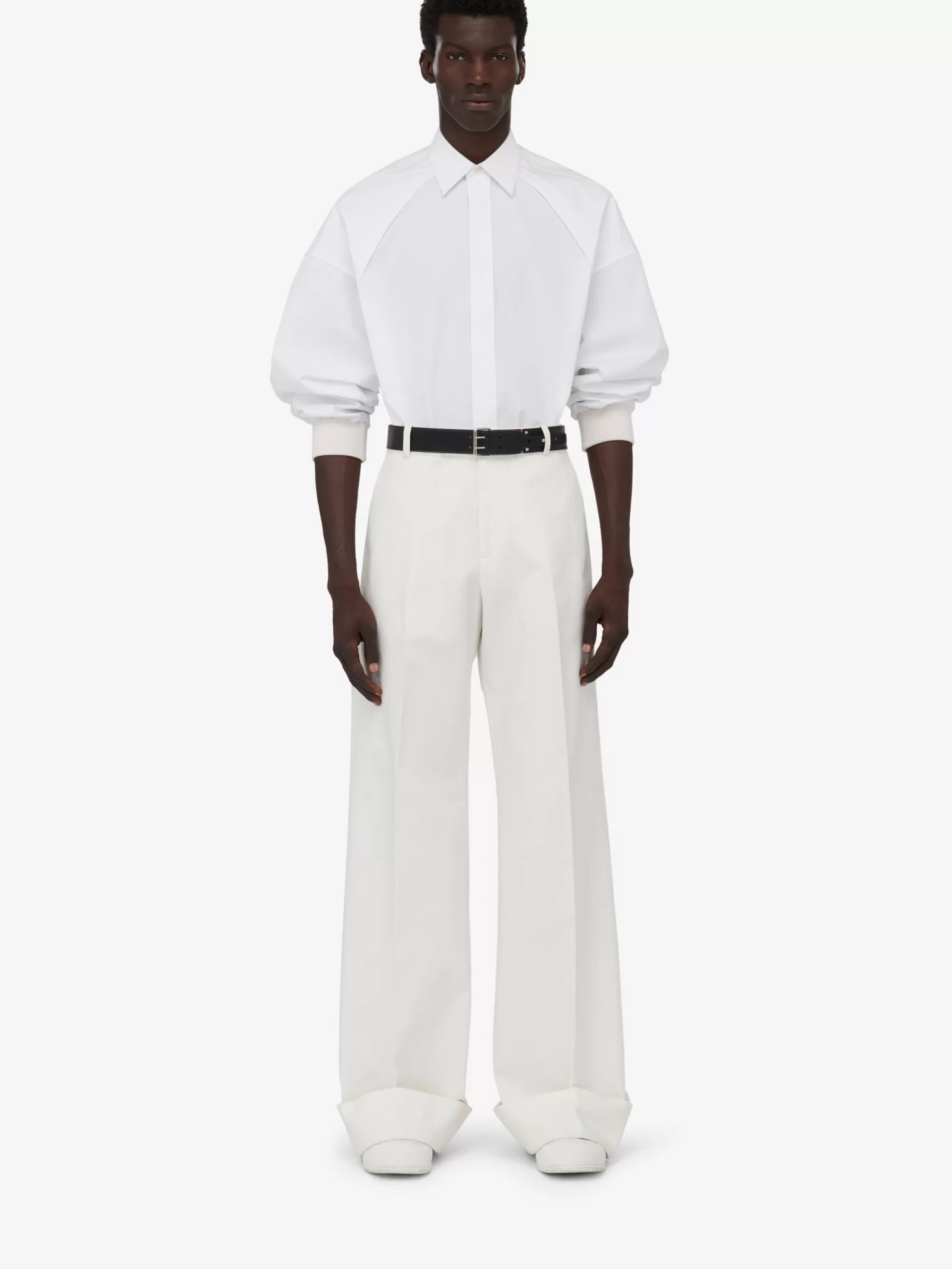 Men's Ribbed Cuff Shirt in >Alexander McQueen Sale