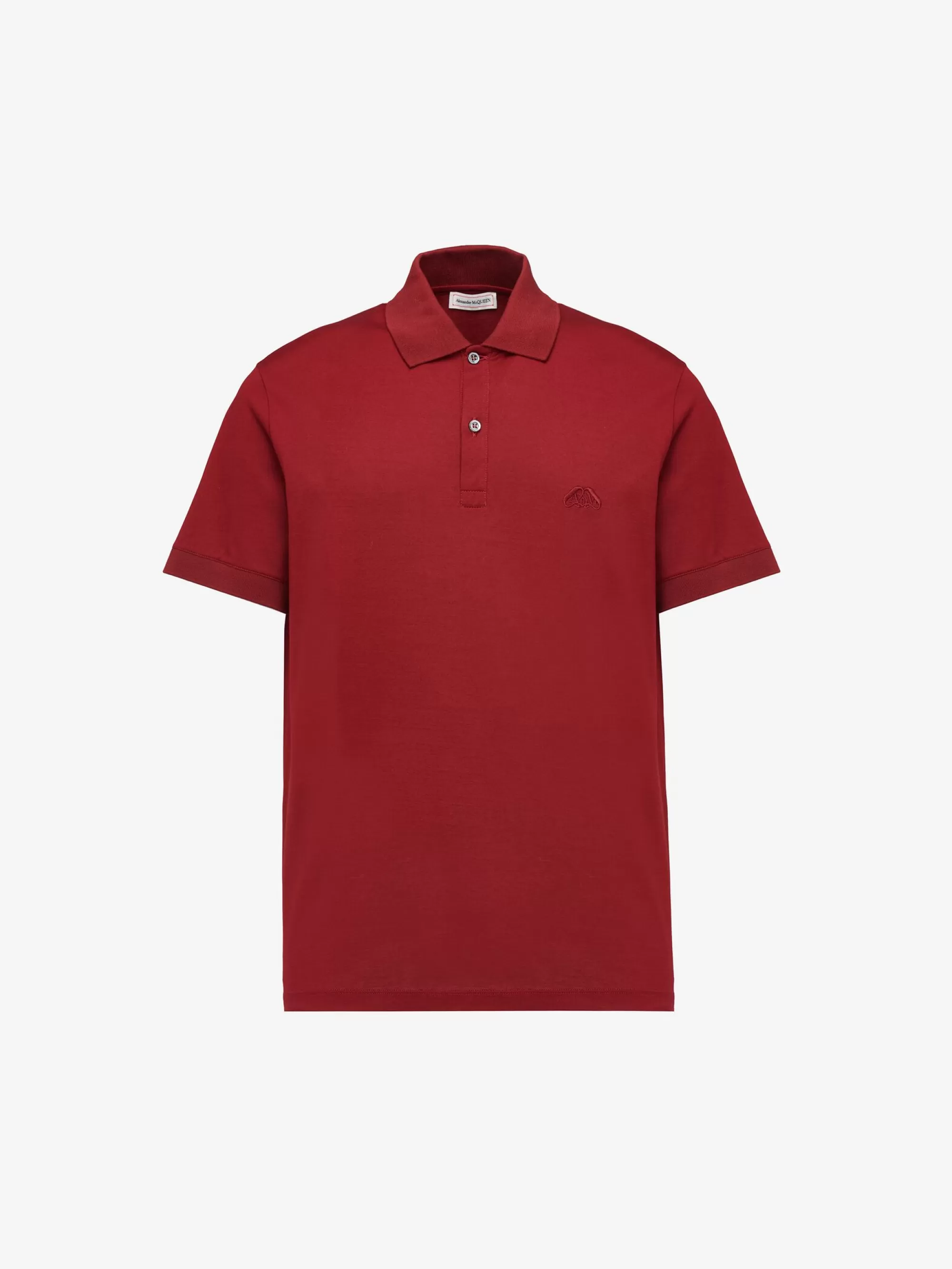 Men's Seal Logo Polo Shirt in >Alexander McQueen Shop