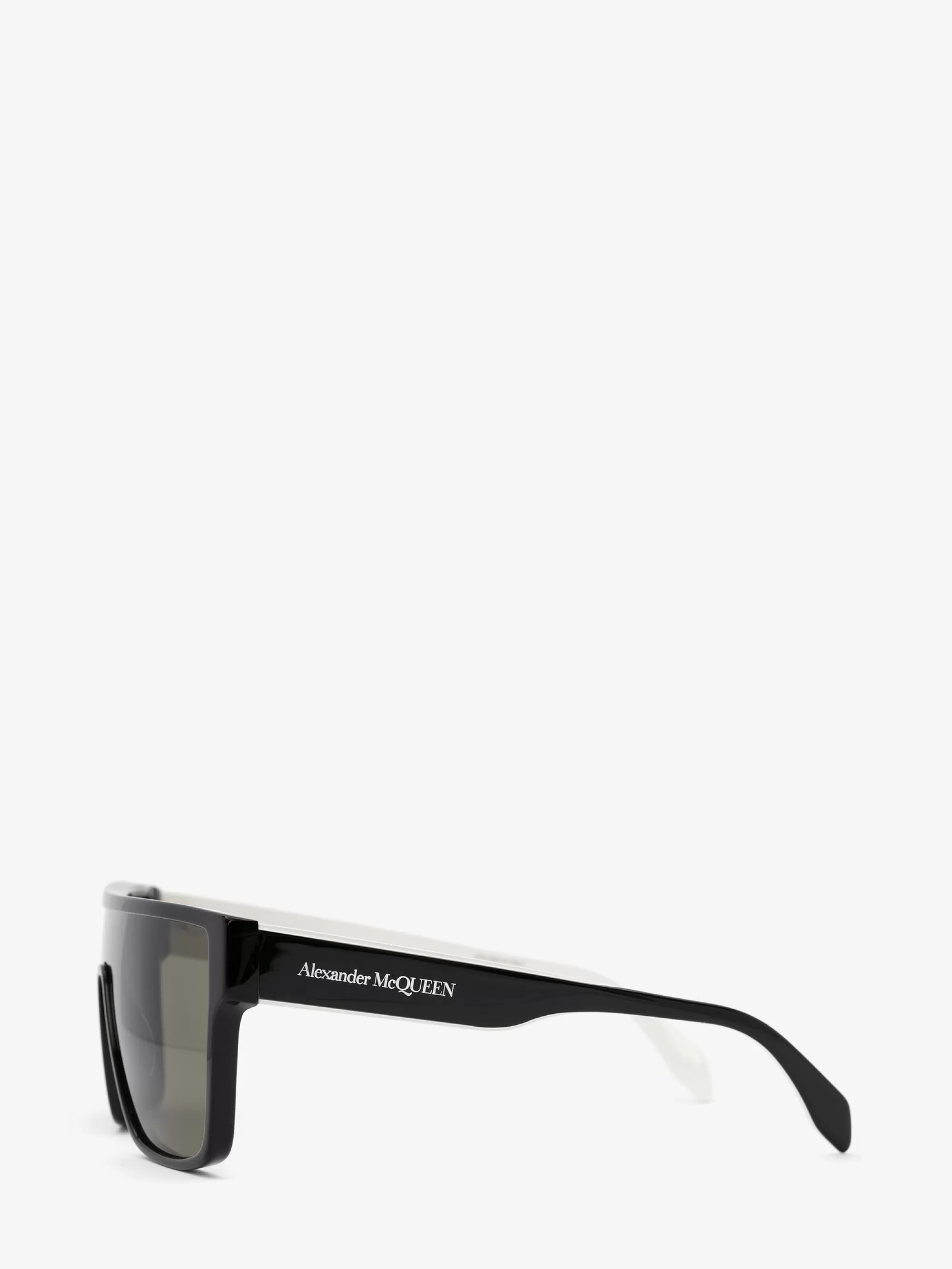 Men's Selvedge Oversized Mask Sunglasses in >Alexander McQueen Discount