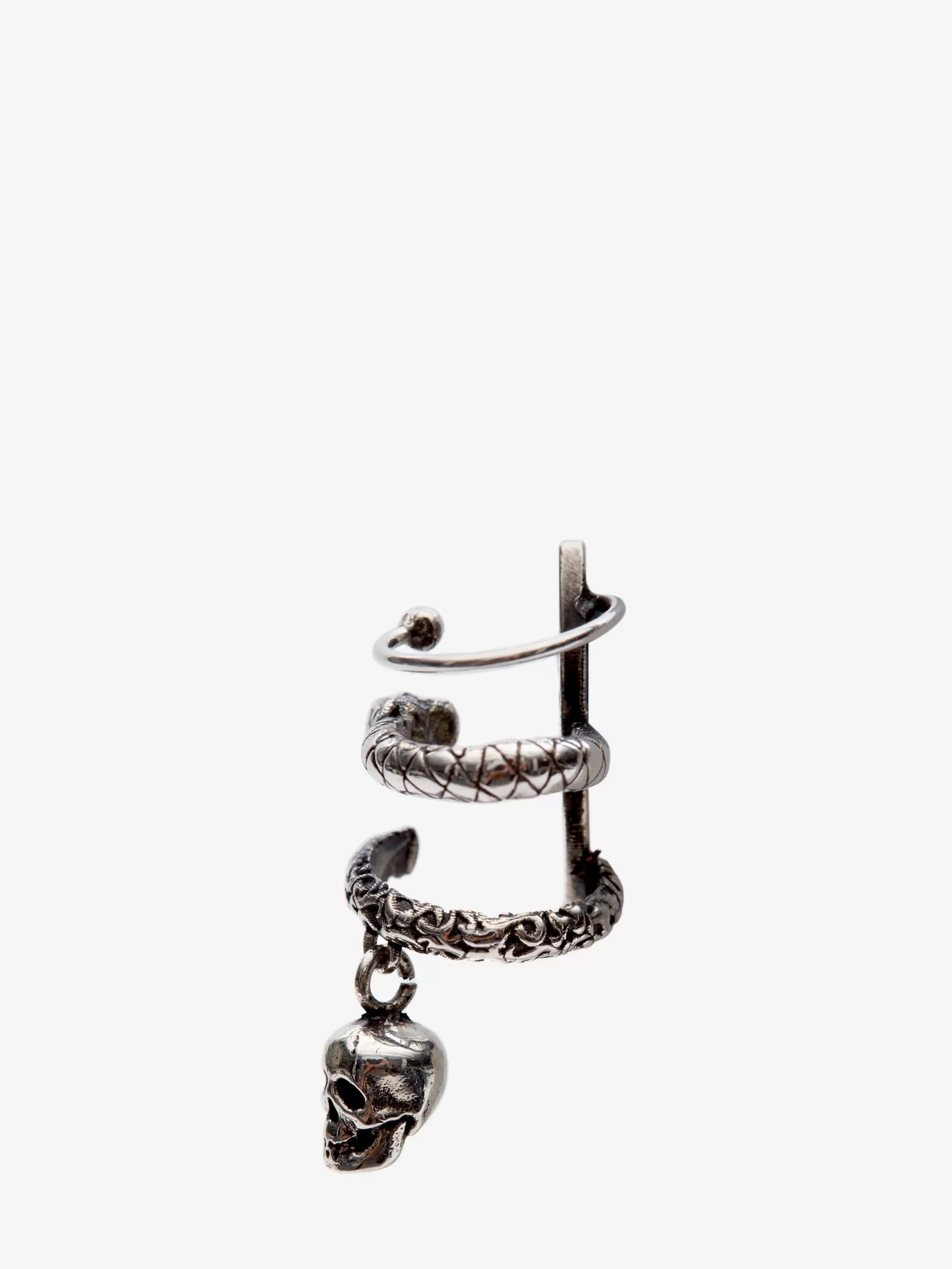 Men's Skull And Snake Ear Cuff in >Alexander McQueen Cheap