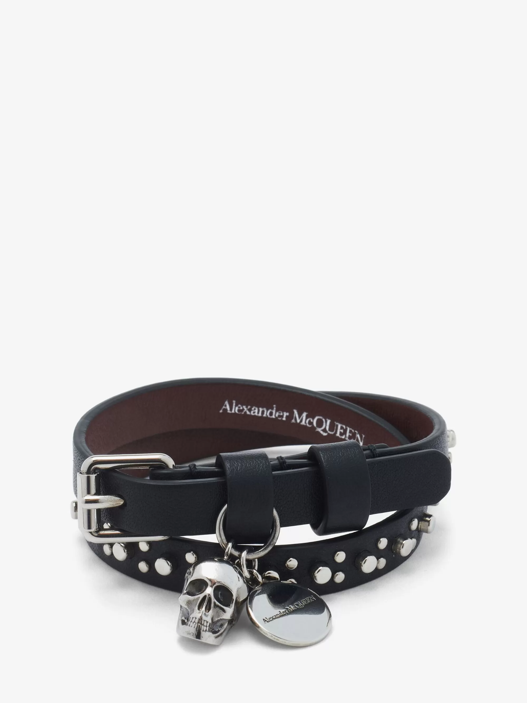 Men's Skull Double Wrap Bracelet in >Alexander McQueen Cheap