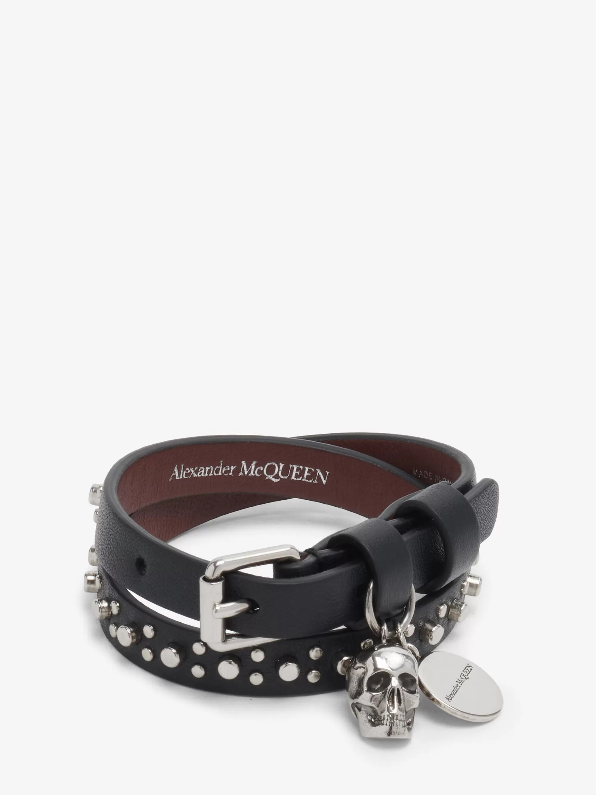 Men's Skull Double Wrap Bracelet in >Alexander McQueen Cheap