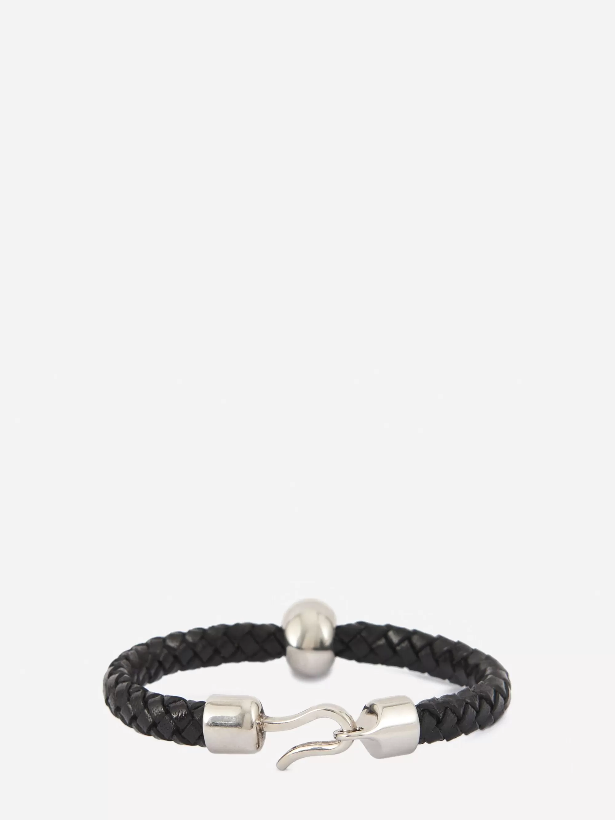 Men's Skull Leather Bracelet in >Alexander McQueen Fashion